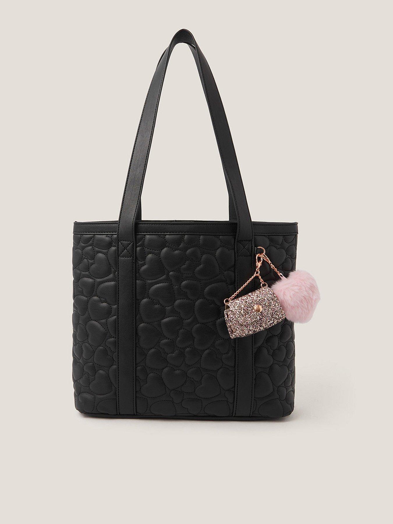 undefined Girls School Pu Tote Handbag - Black