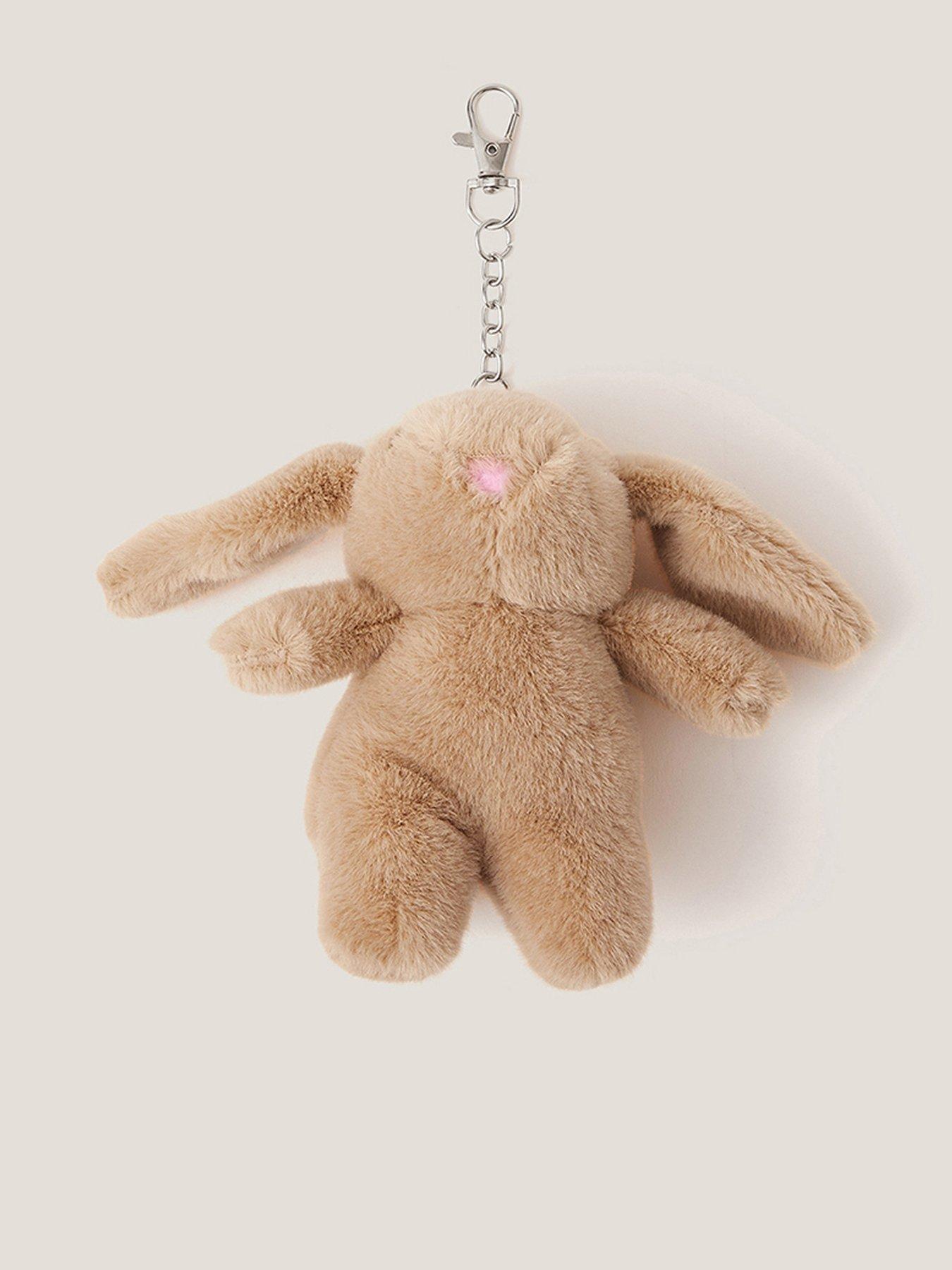 Image 1 of 2 of Monsoon Girls Bunny Bag Charm - Beige