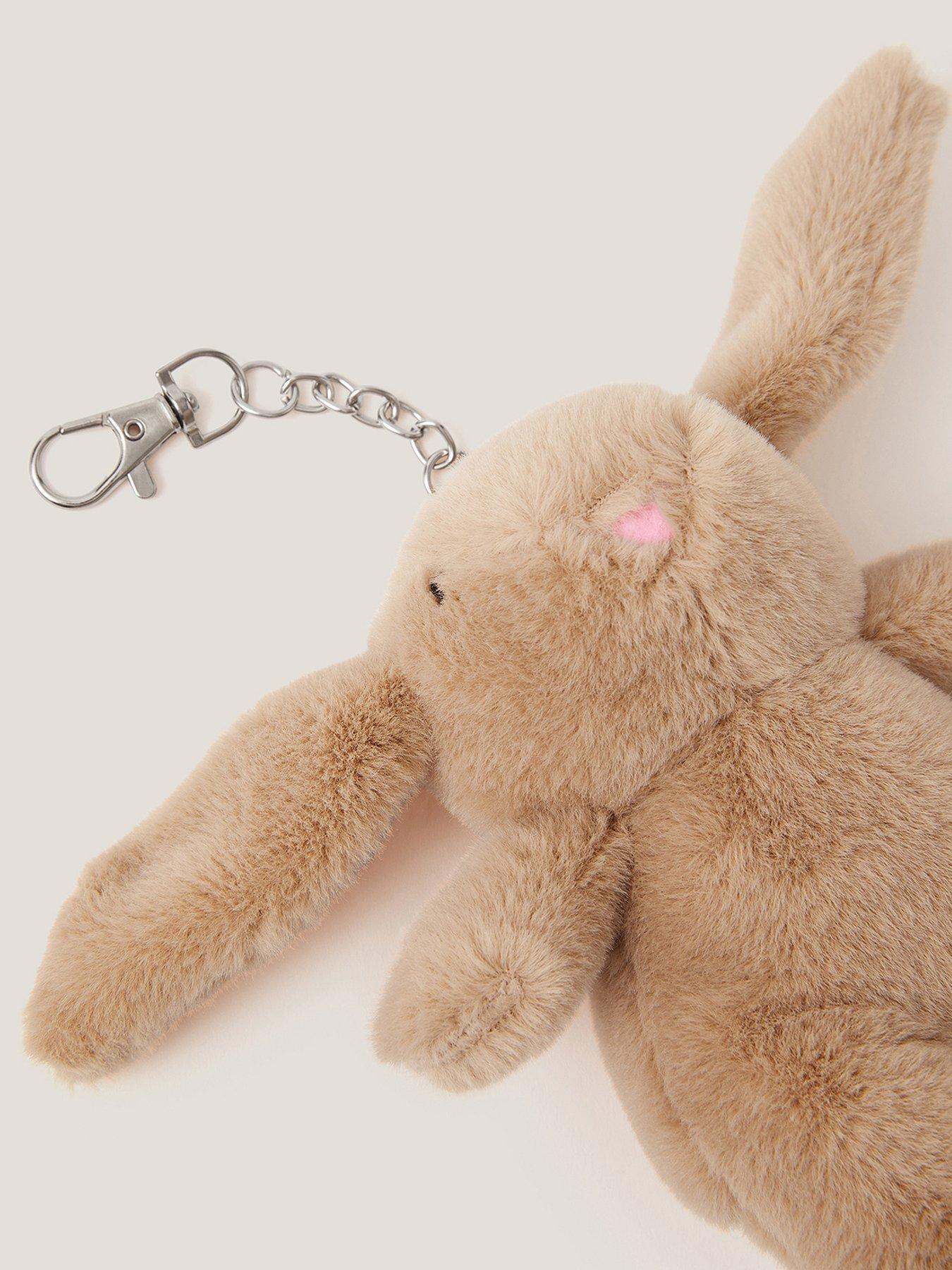 Image 2 of 2 of Monsoon Girls Bunny Bag Charm - Beige