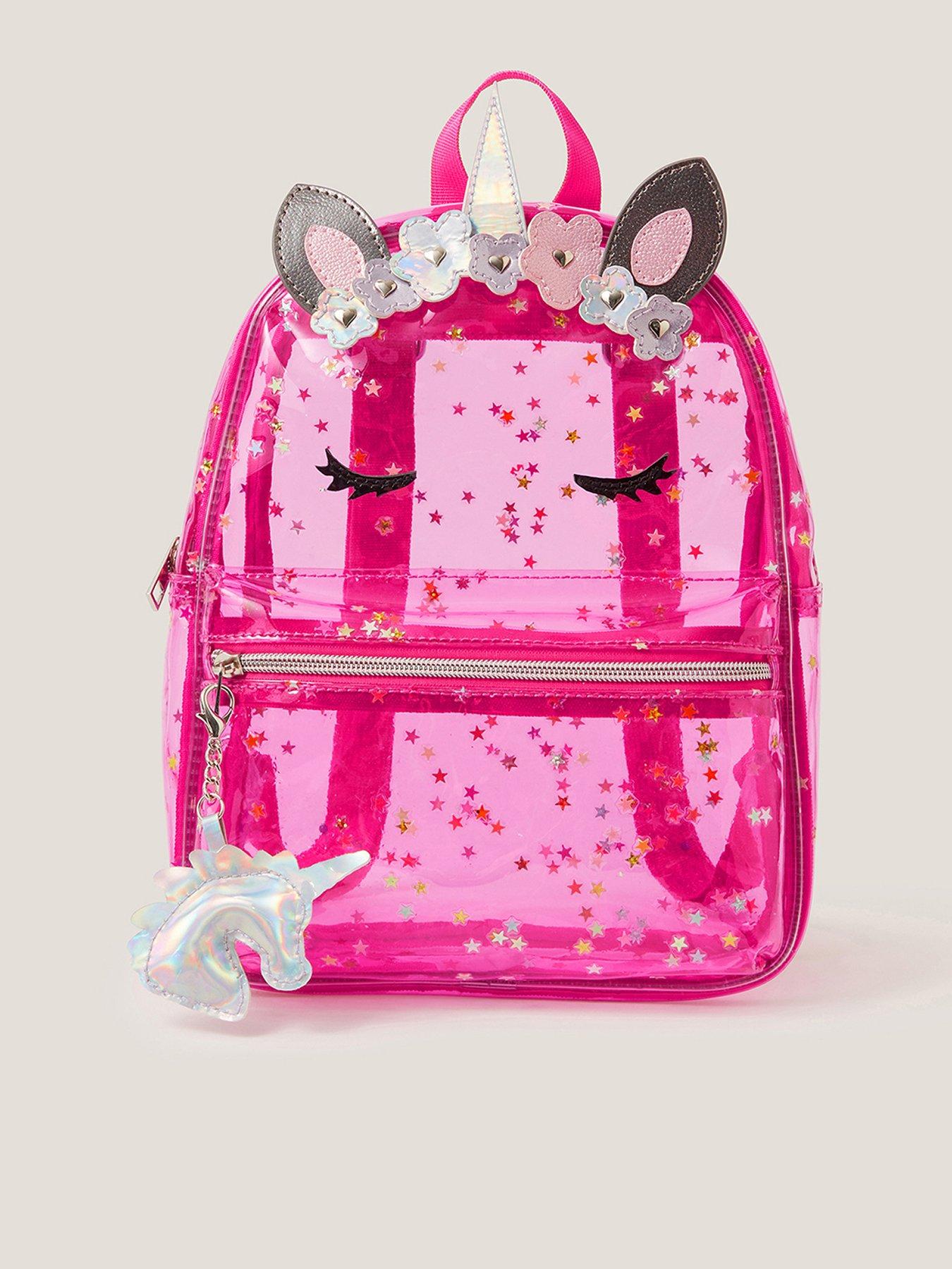 Image 1 of 4 of Monsoon Girls Unicorn Dazzle Backpack - Pink