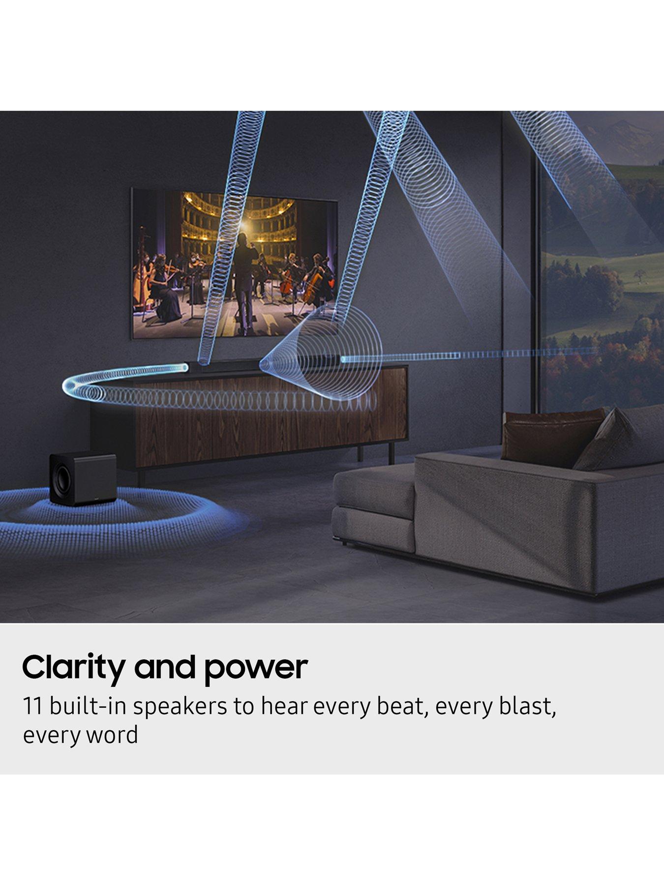  image of samsung-hw-q800fxu-512-channel-q-series-soundbar-with-subwoofer-dolby-atmos-amazon-alexa-apple-airplay