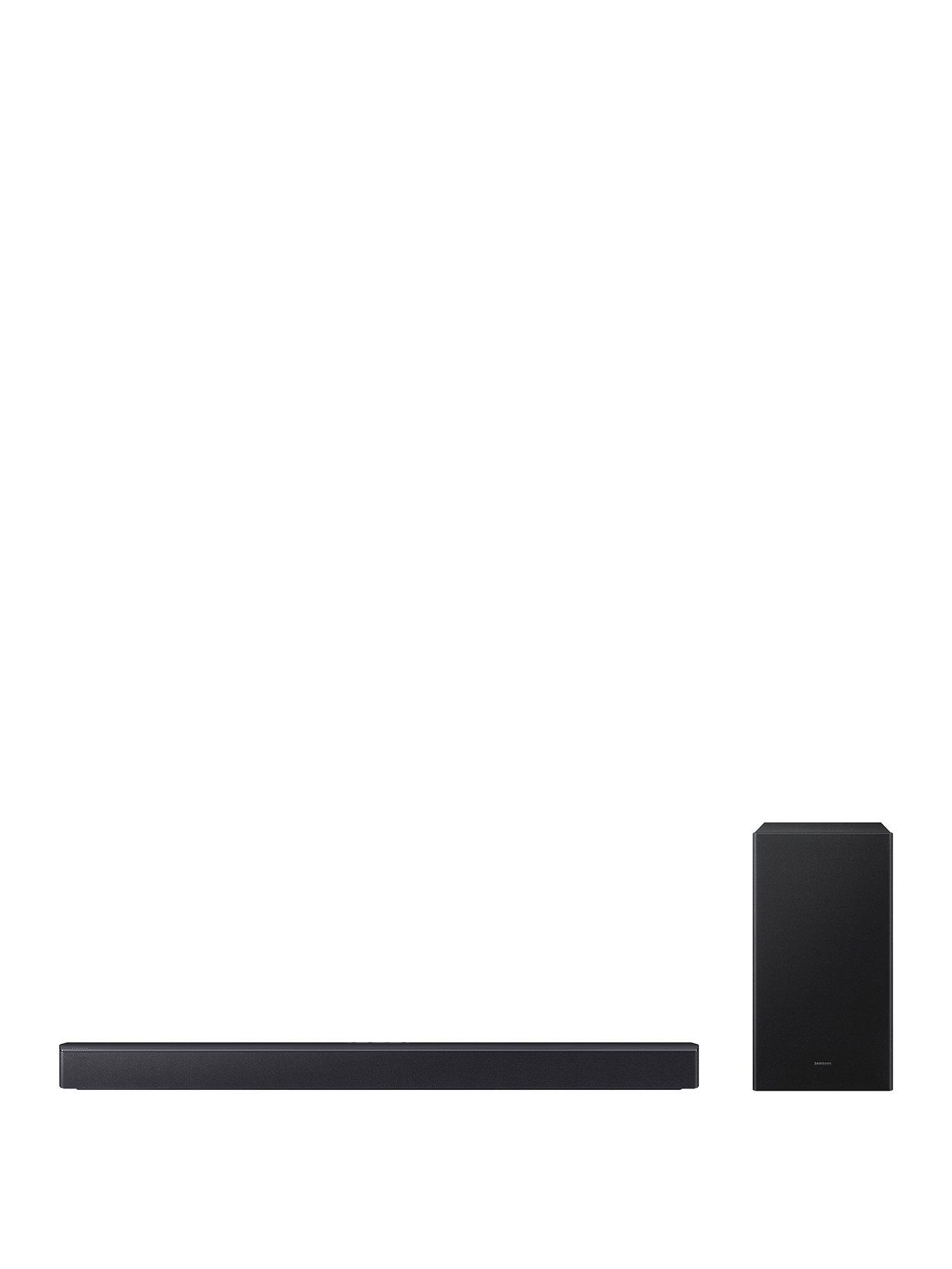 front image of samsung-hw-b46cfxu-21-channel-b-series-soundbar-with-subwoofer