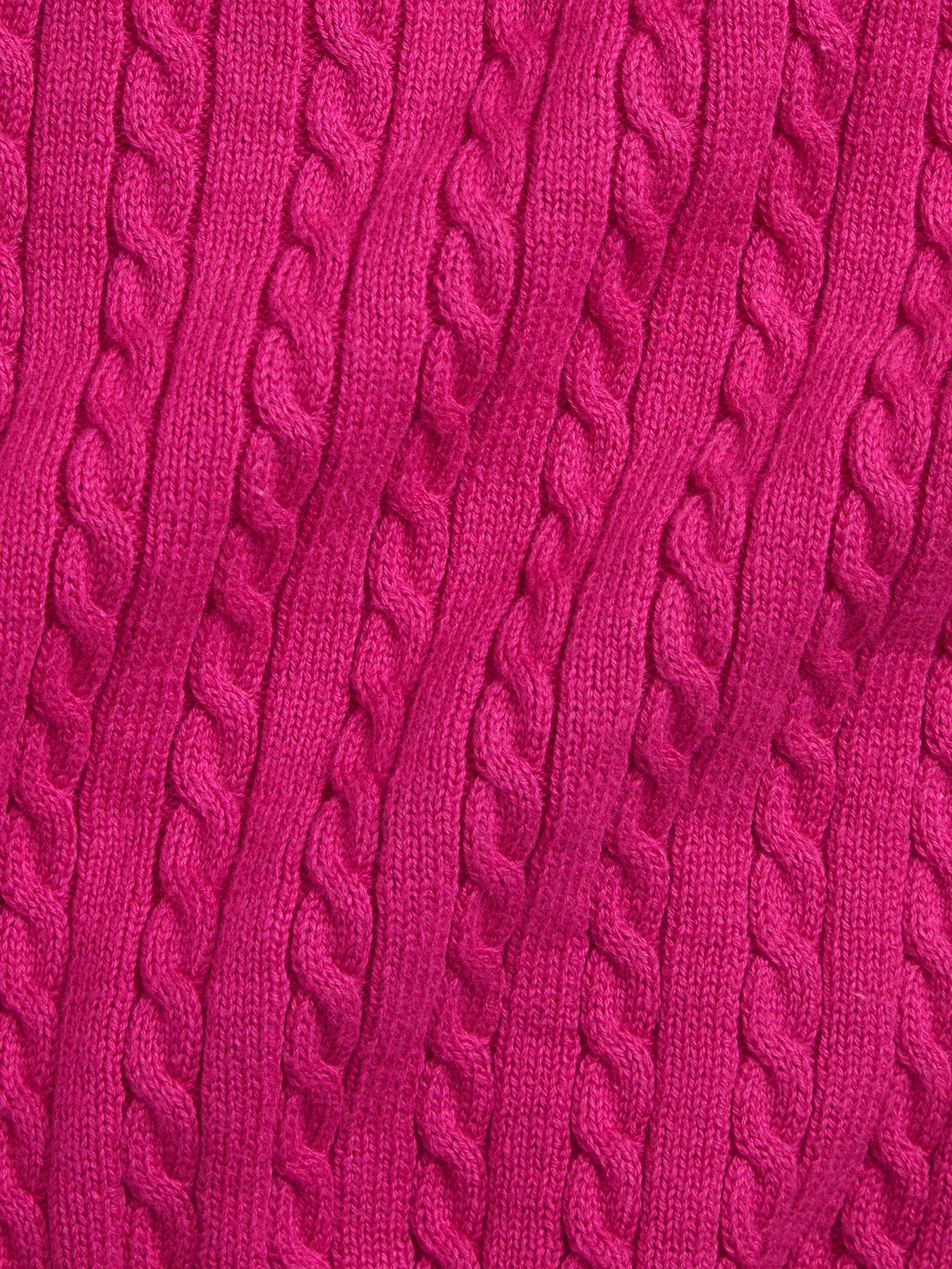  image of polo-ralph-lauren-baby-girls-hoodie-and-jog-pant-set-dark-pink