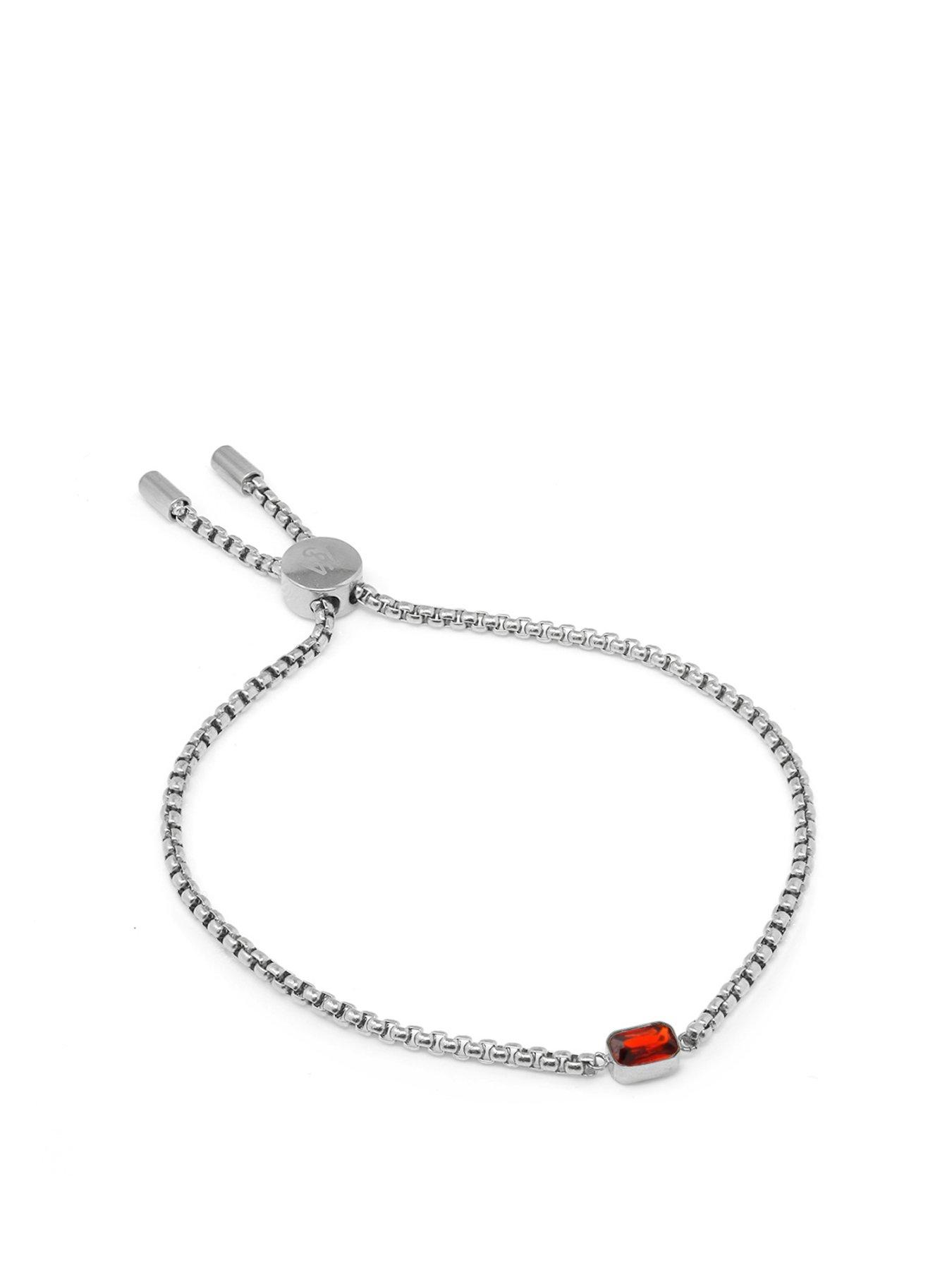 Say It With Children's Birthstone Bracelet - Silver