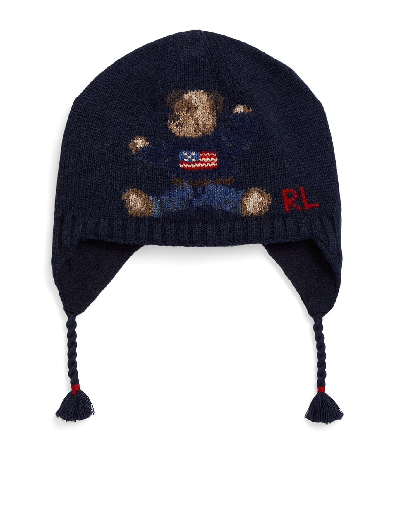 Image 1 of 3 of Polo Ralph Lauren Baby Boys Earflap Hat - Navy