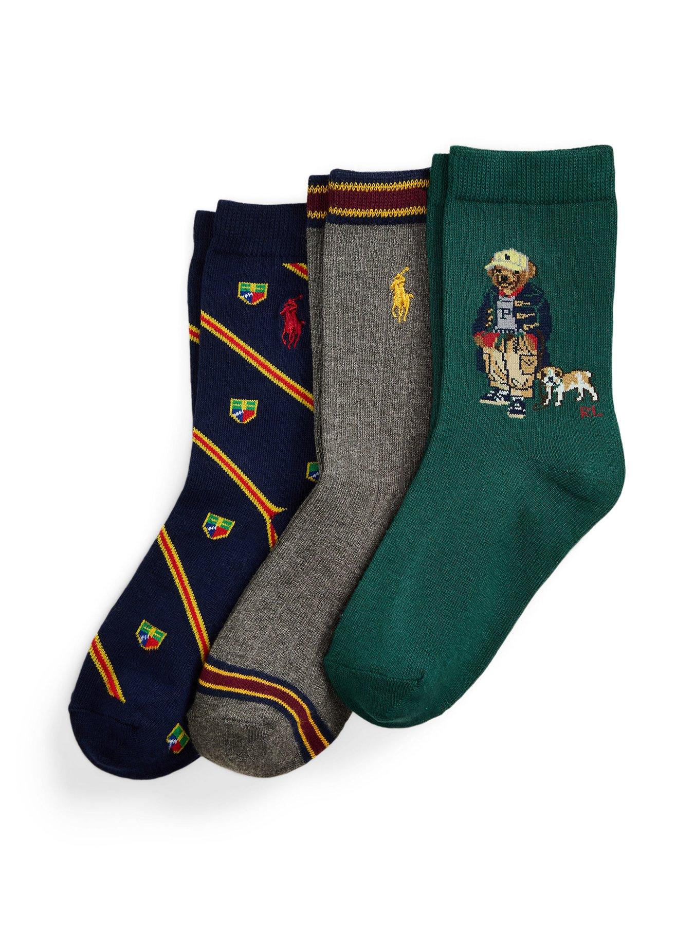 Polo Ralph Lauren Boys 3 Pack Of Socks - Multi