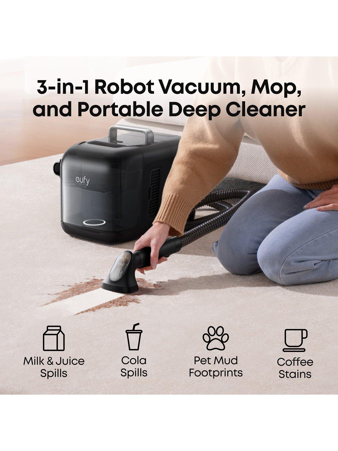 Image 4 of 7 of Eufy Omni E28 Robot Vacuum &amp; Mop with Portable Deep Cleaner