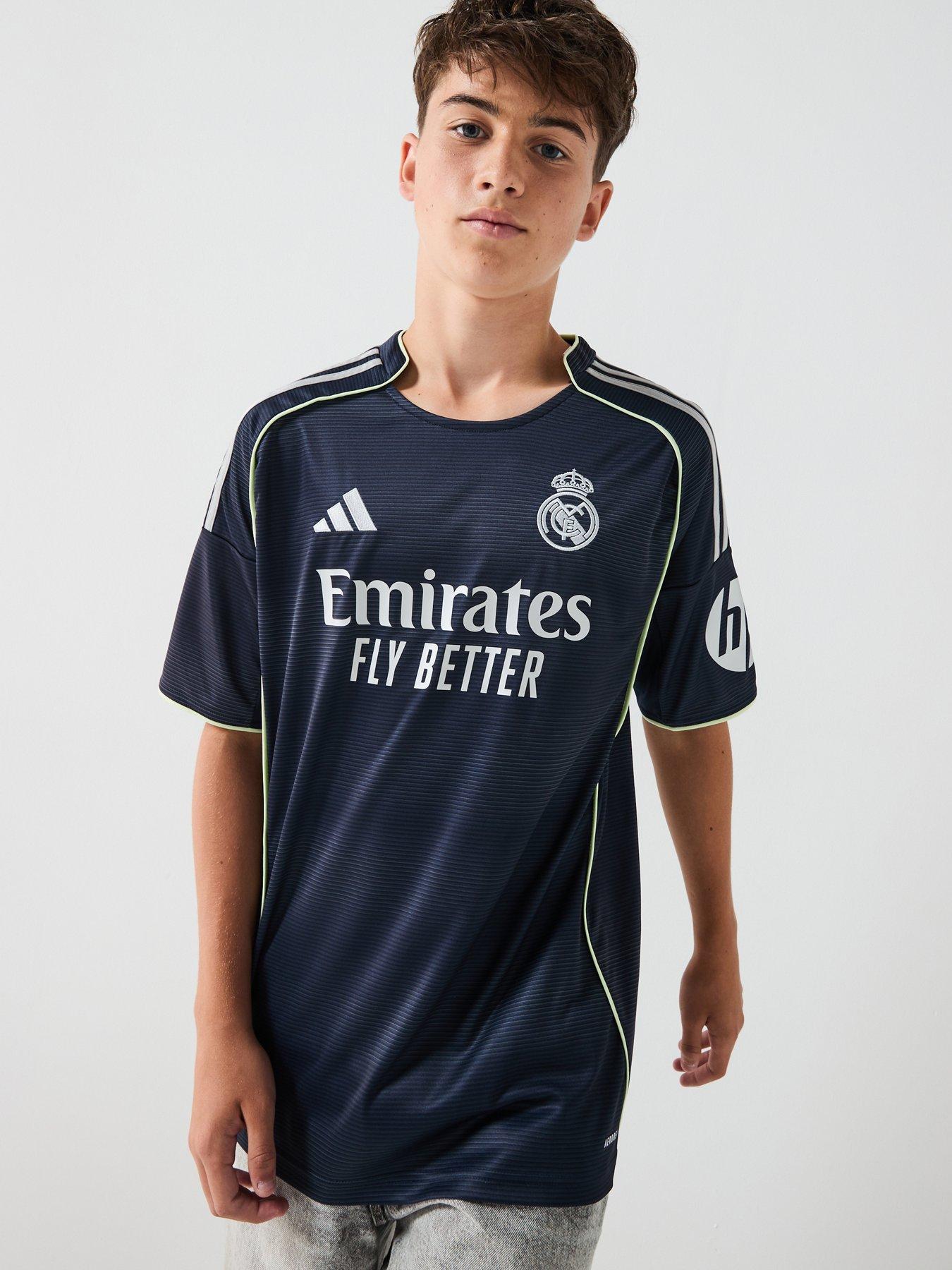 undefined Kids Real Madrid 25/26 Away Football Shirt - Blue