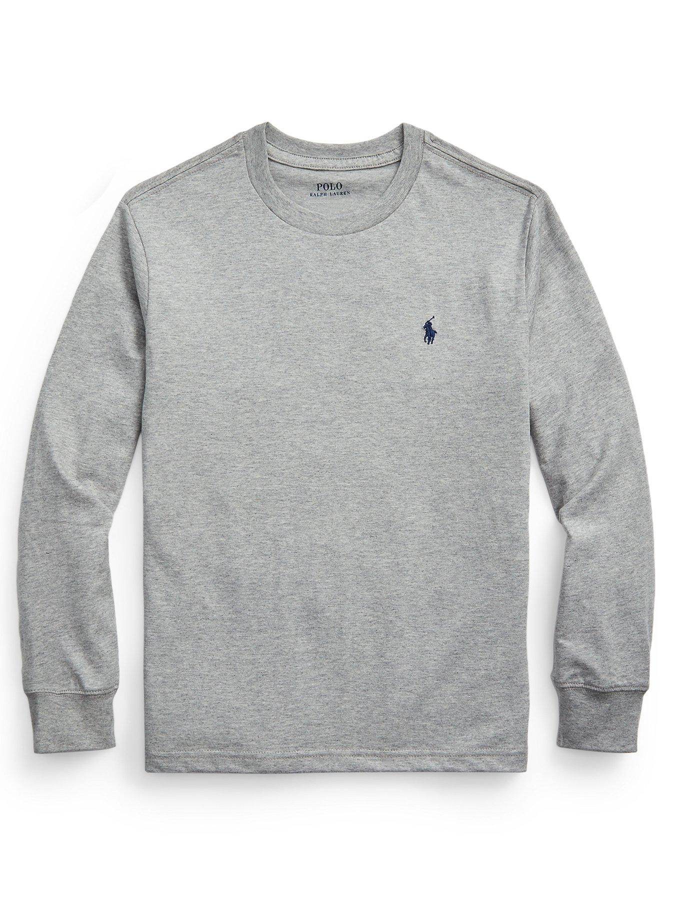 undefined Boys Classic Long Sleeve T-shirt - Grey