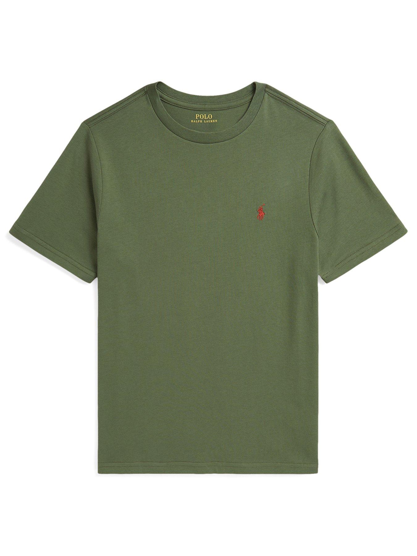 Polo Ralph Lauren Boys Classic Short Sleeve T-Shirt - Olive