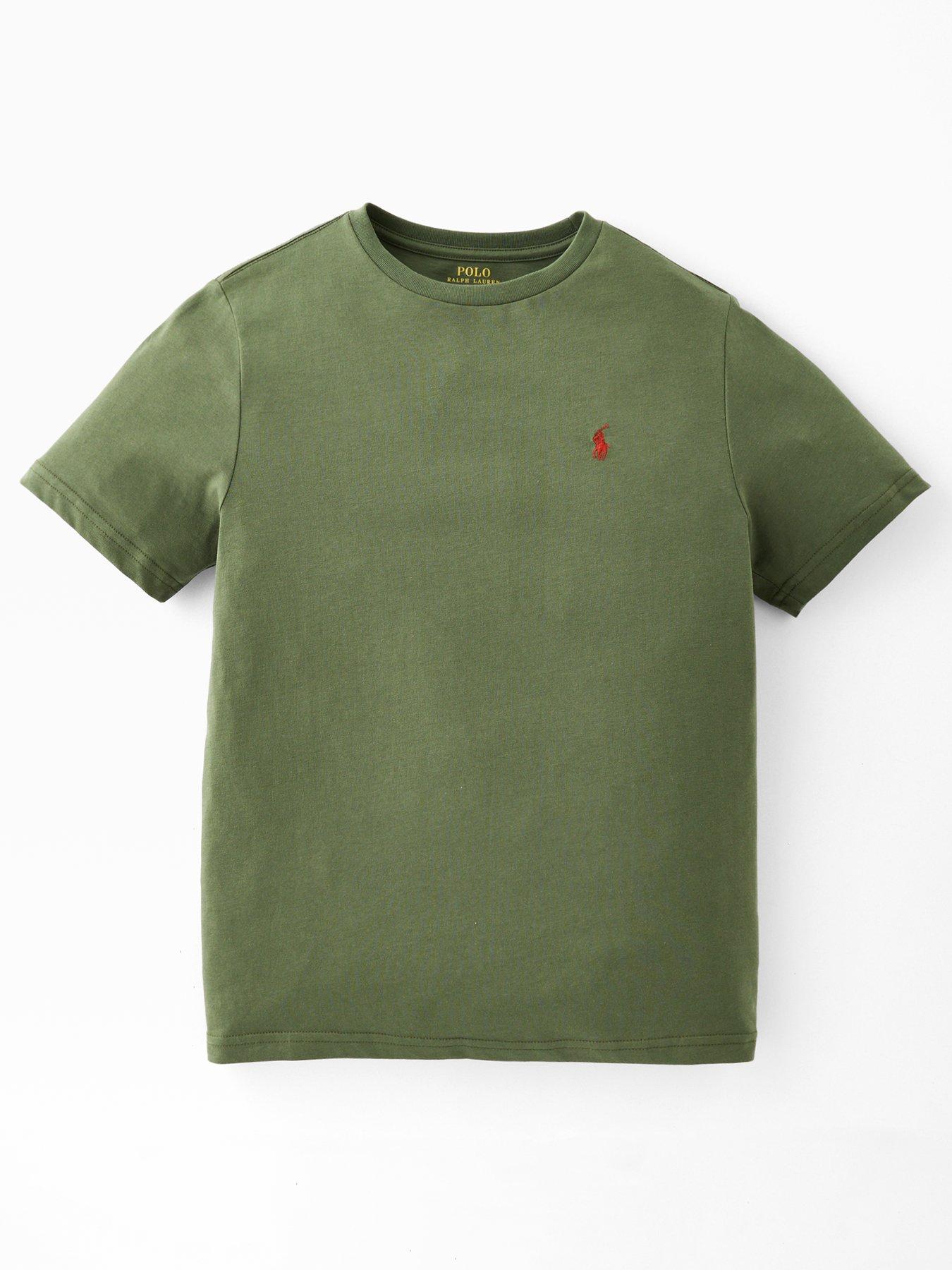 Polo Ralph Lauren Boys Classic Short Sleeve T-Shirt - Olive