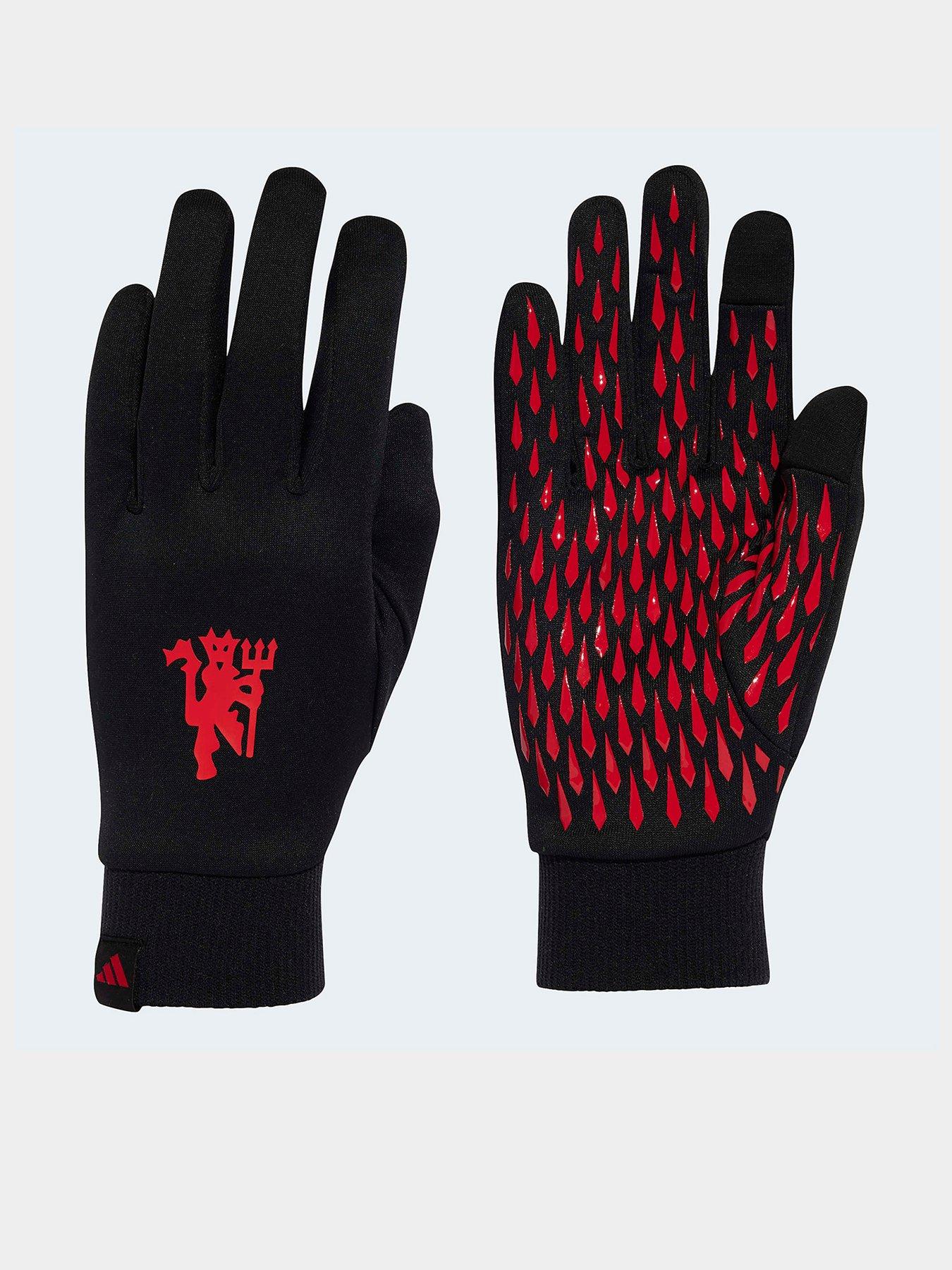 adidas Unisex Manchester United Gloves - Black