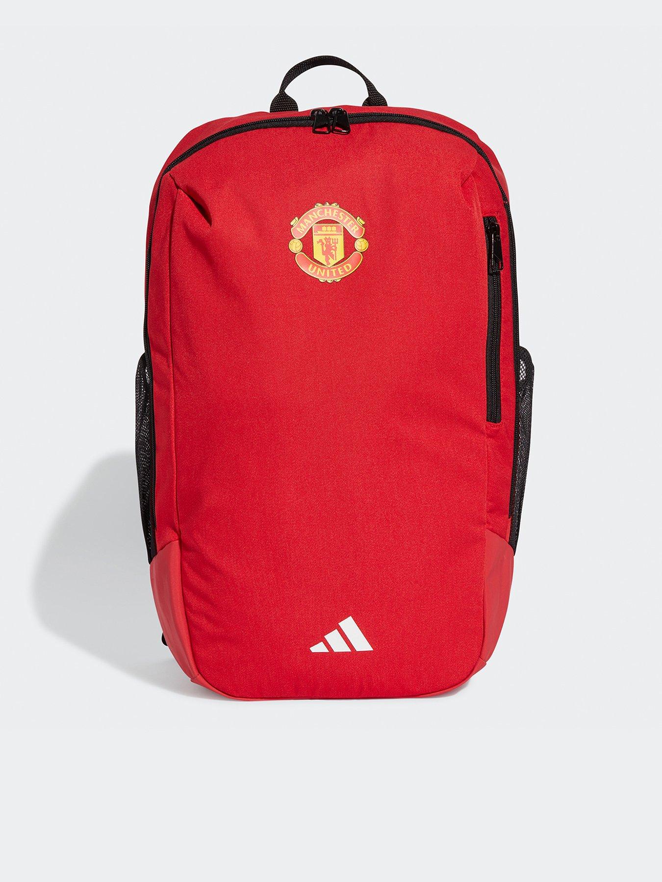 undefined Unisex Manchester United Backpack - Red