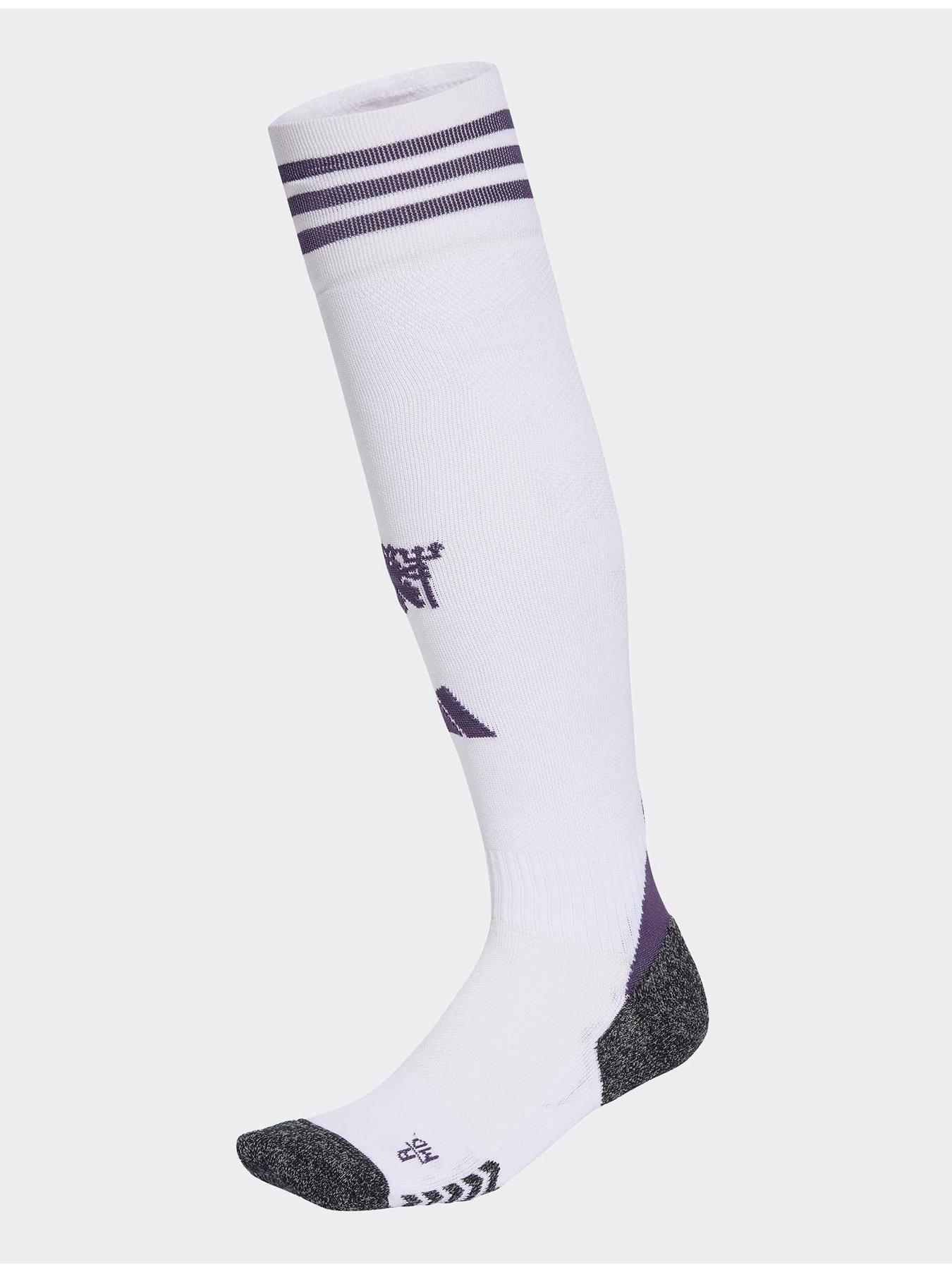 Image 1 of 3 of adidas Manchester United 25/26 Away Football Socks - White