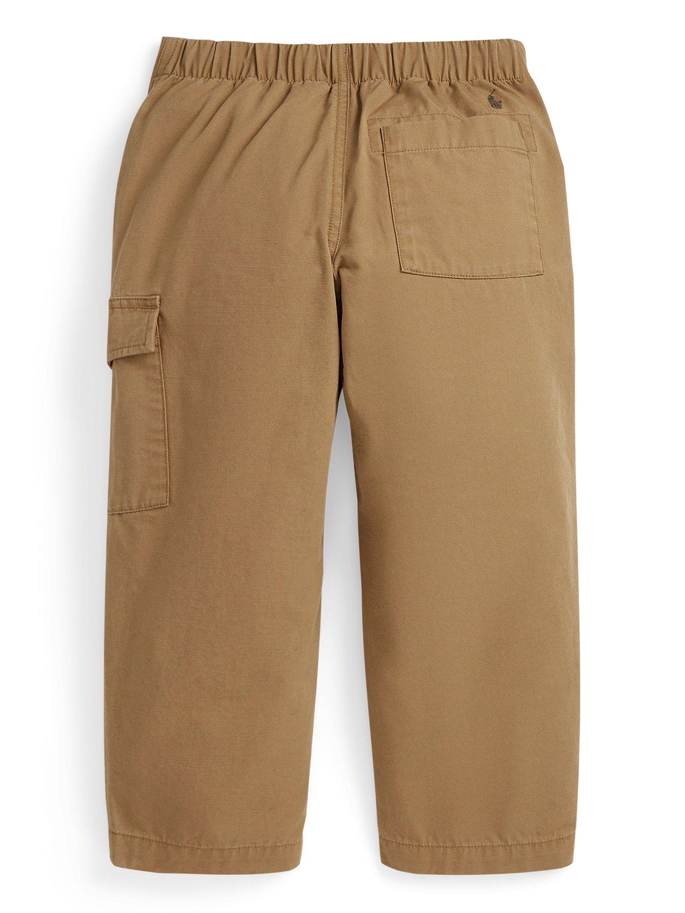 Image 2 of 3 of Polo Ralph Lauren Younger Boys Utility Pants - Light Brown