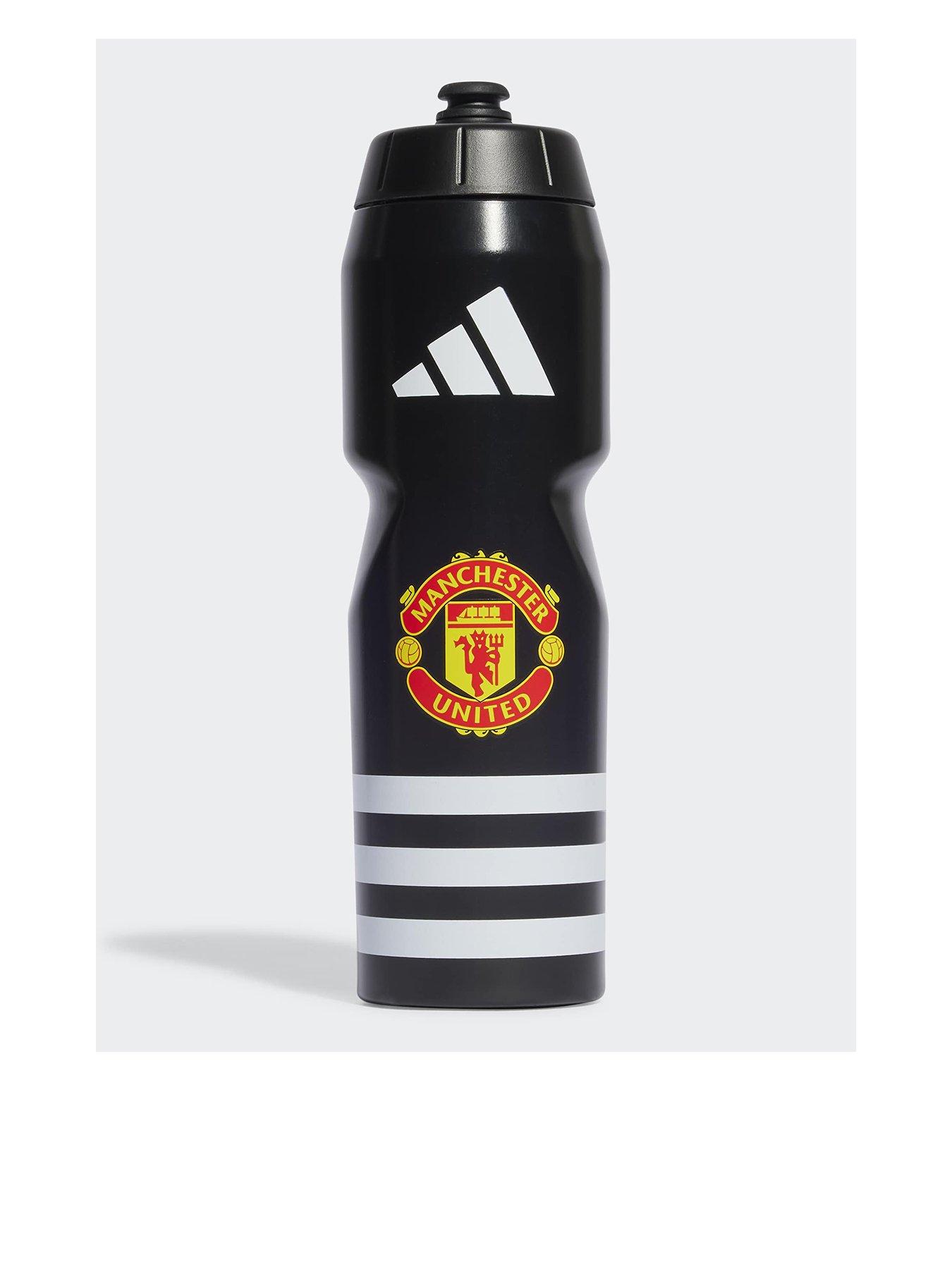 Image 1 of 3 of adidas Unisex Manchester United Water Bottle - Black