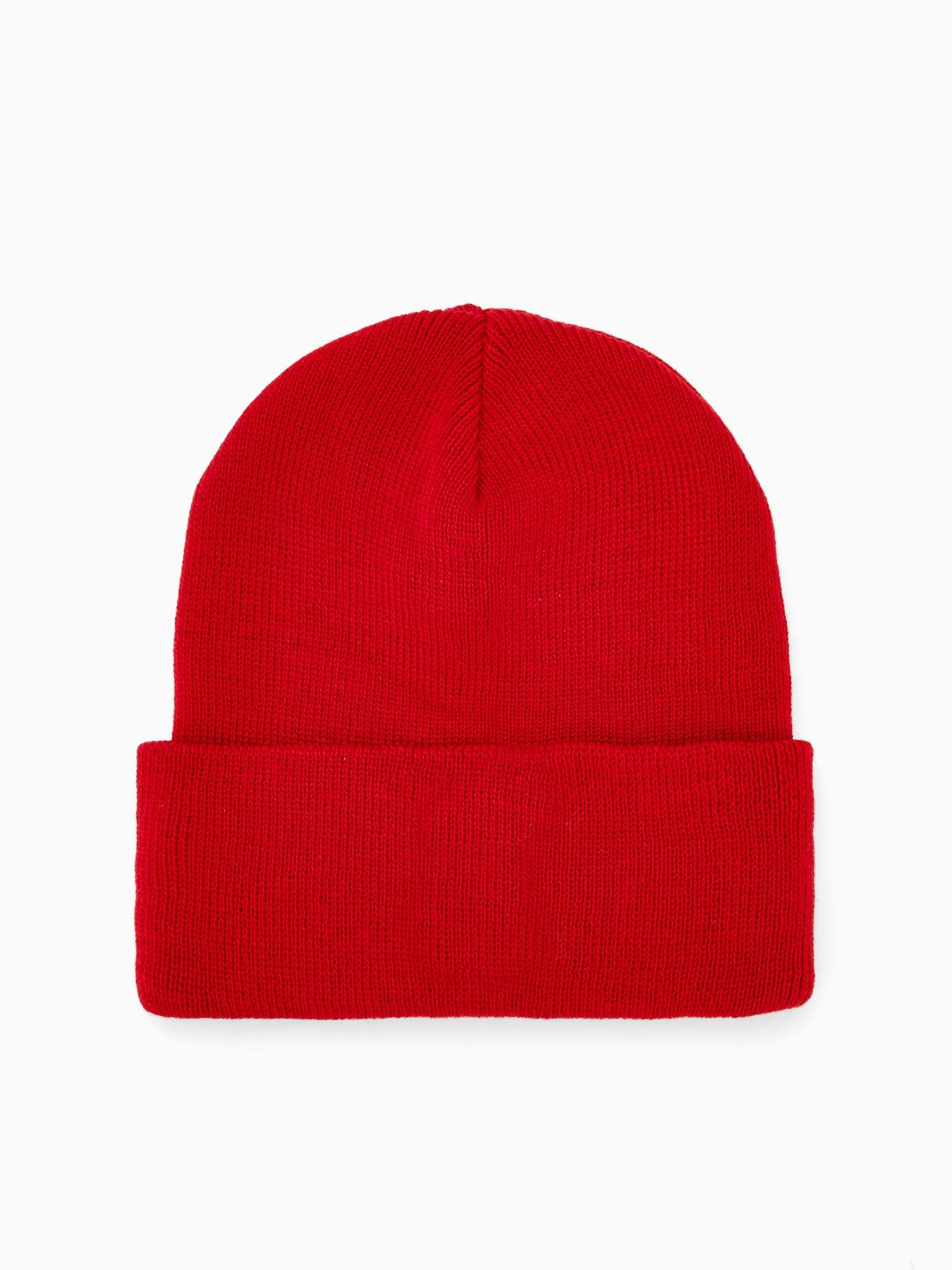 back image of adidas-unisex-liverpool-fc-beanie-red
