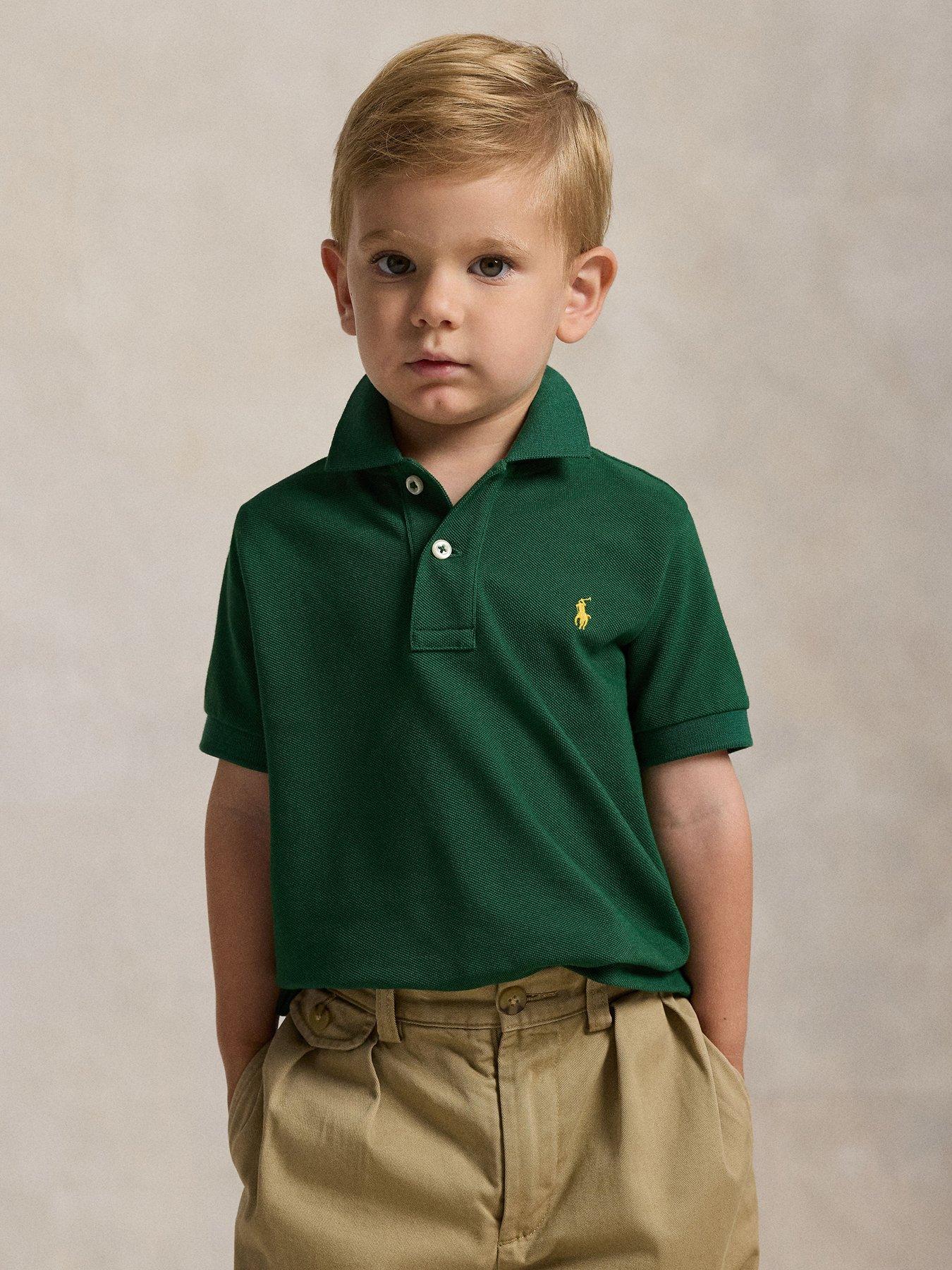 Polo Ralph Lauren Younger Boys Short Sleeve Polo Shirt - Green