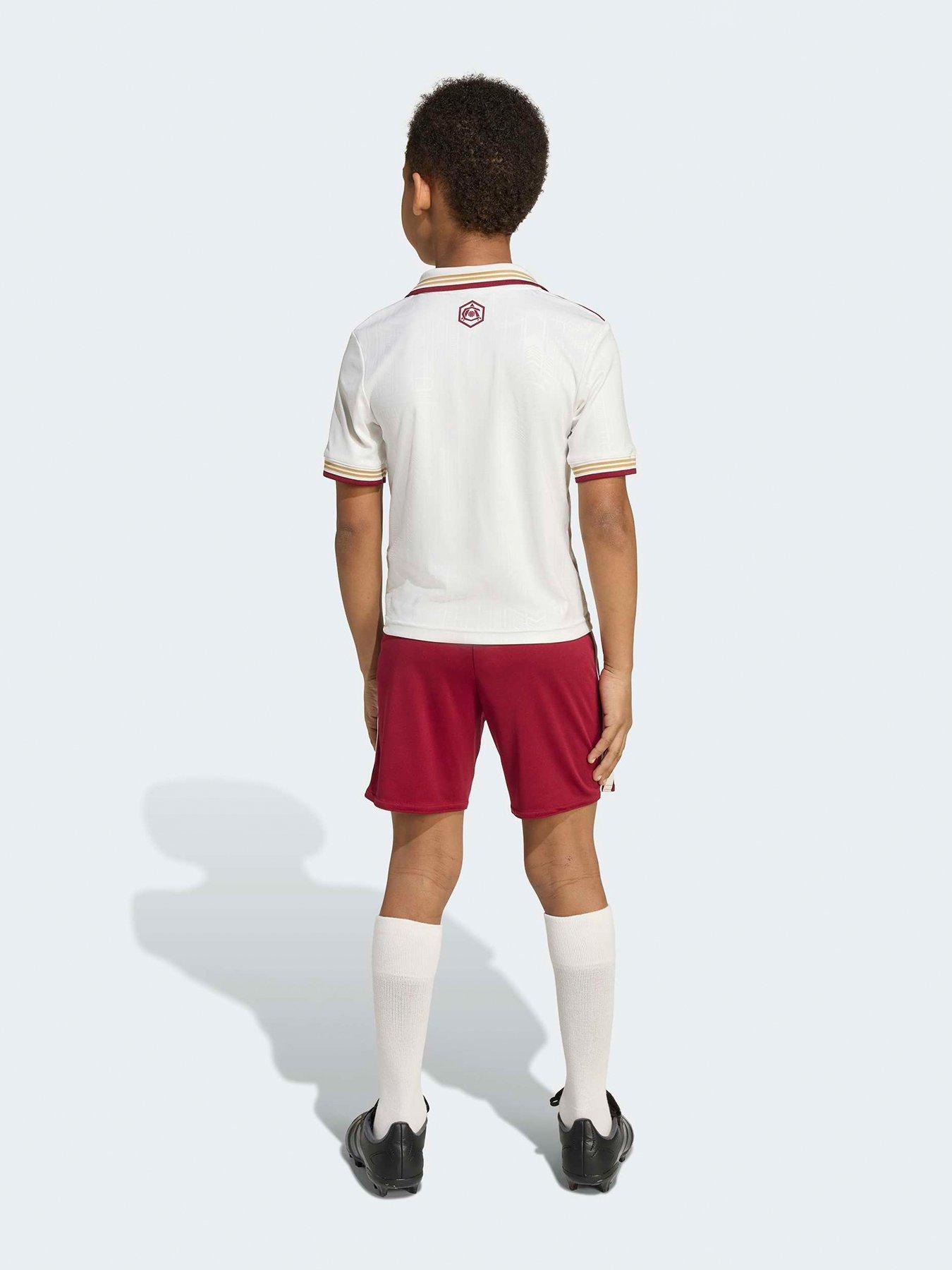 Image 3 of 5 of adidas Kids Arsenal 25/26 Third Mini Football Kit - White