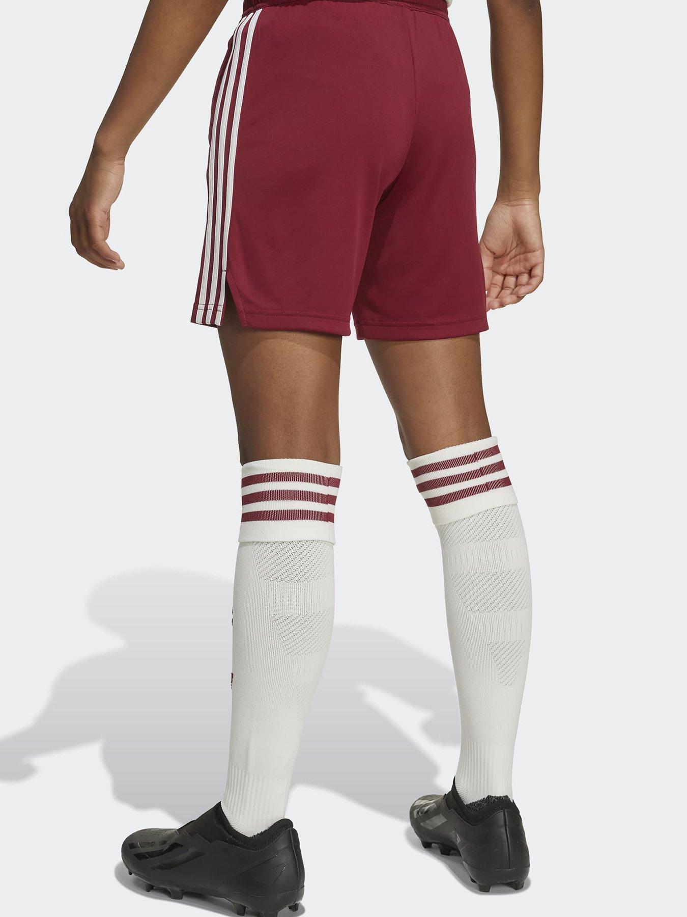  image of adidas-kids-arsenal-2526-third-football-shorts-red