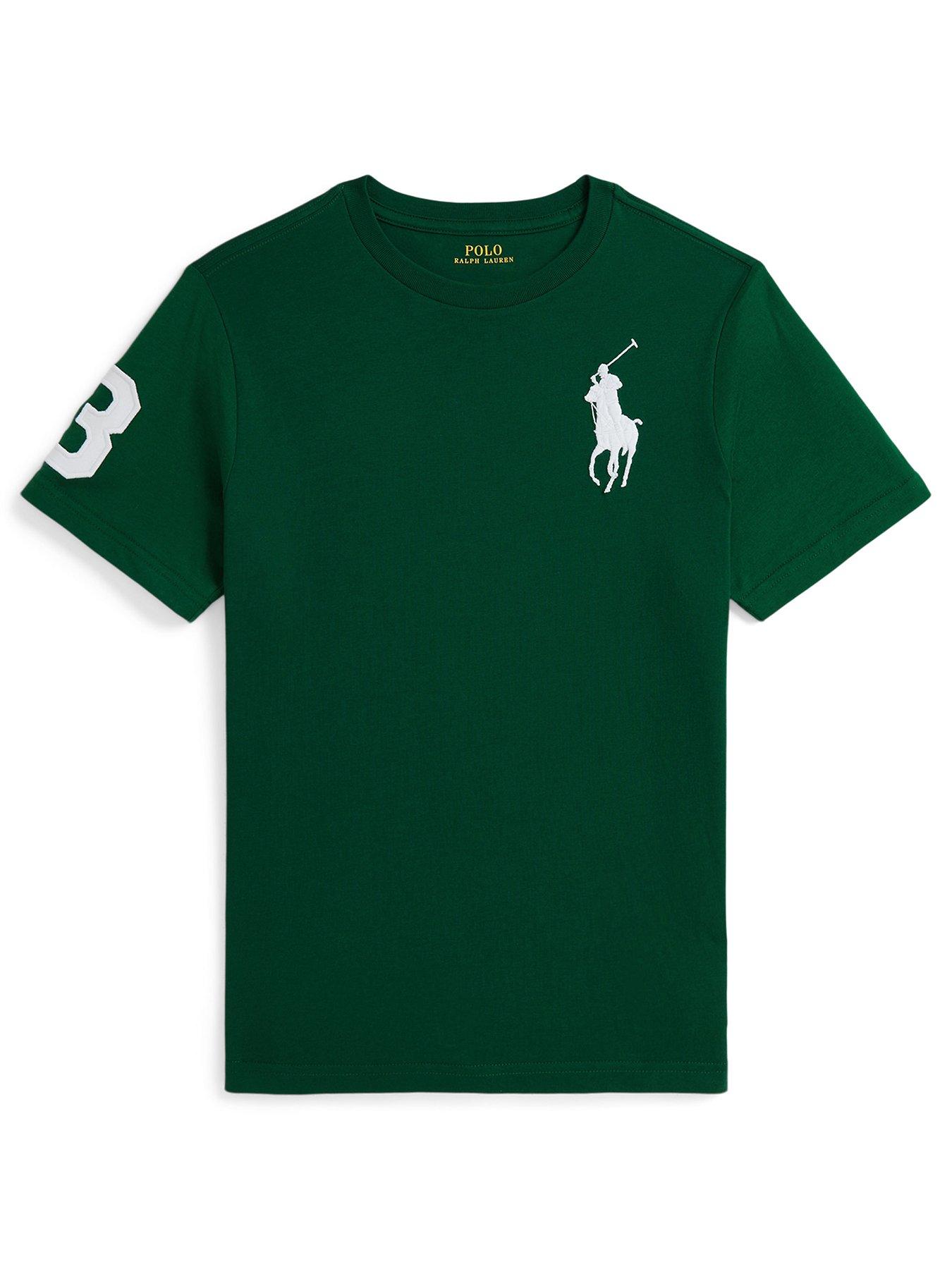 Polo Ralph Lauren Boys Logo Short Sleeve T-Shirt - Green