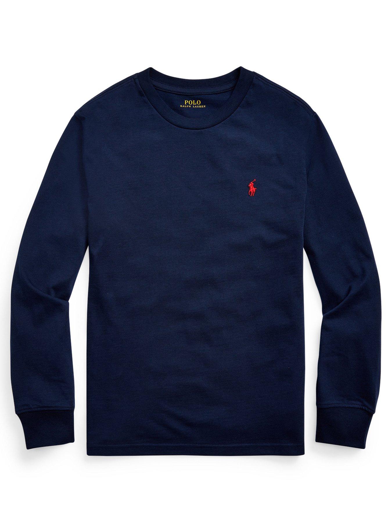 undefined Boys Classic Long Sleeve T-shirt - Navy