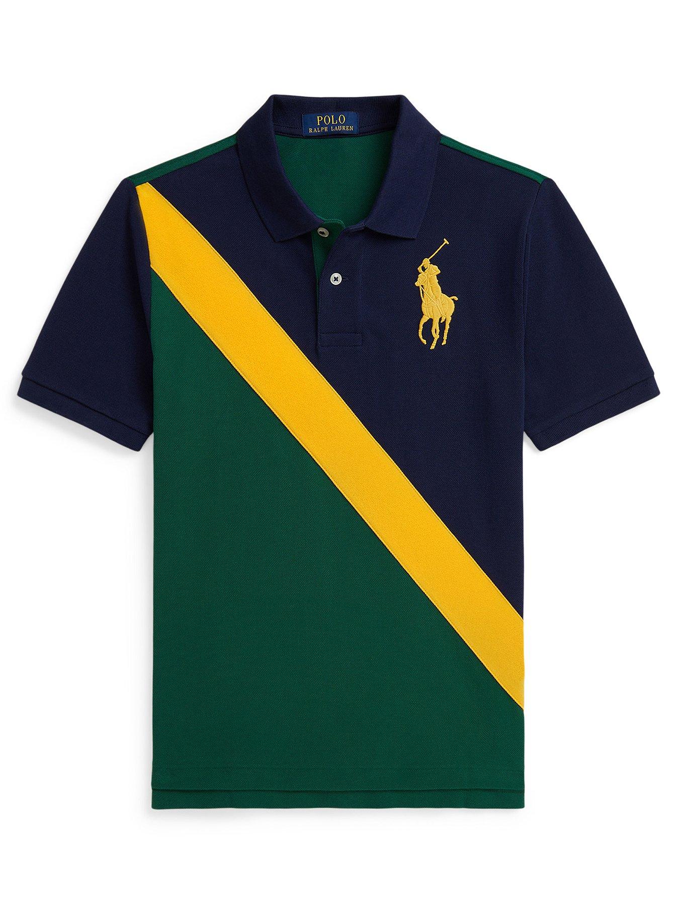 undefined Boys Short Sleeve Diagonal Stripe Shirt - Multi