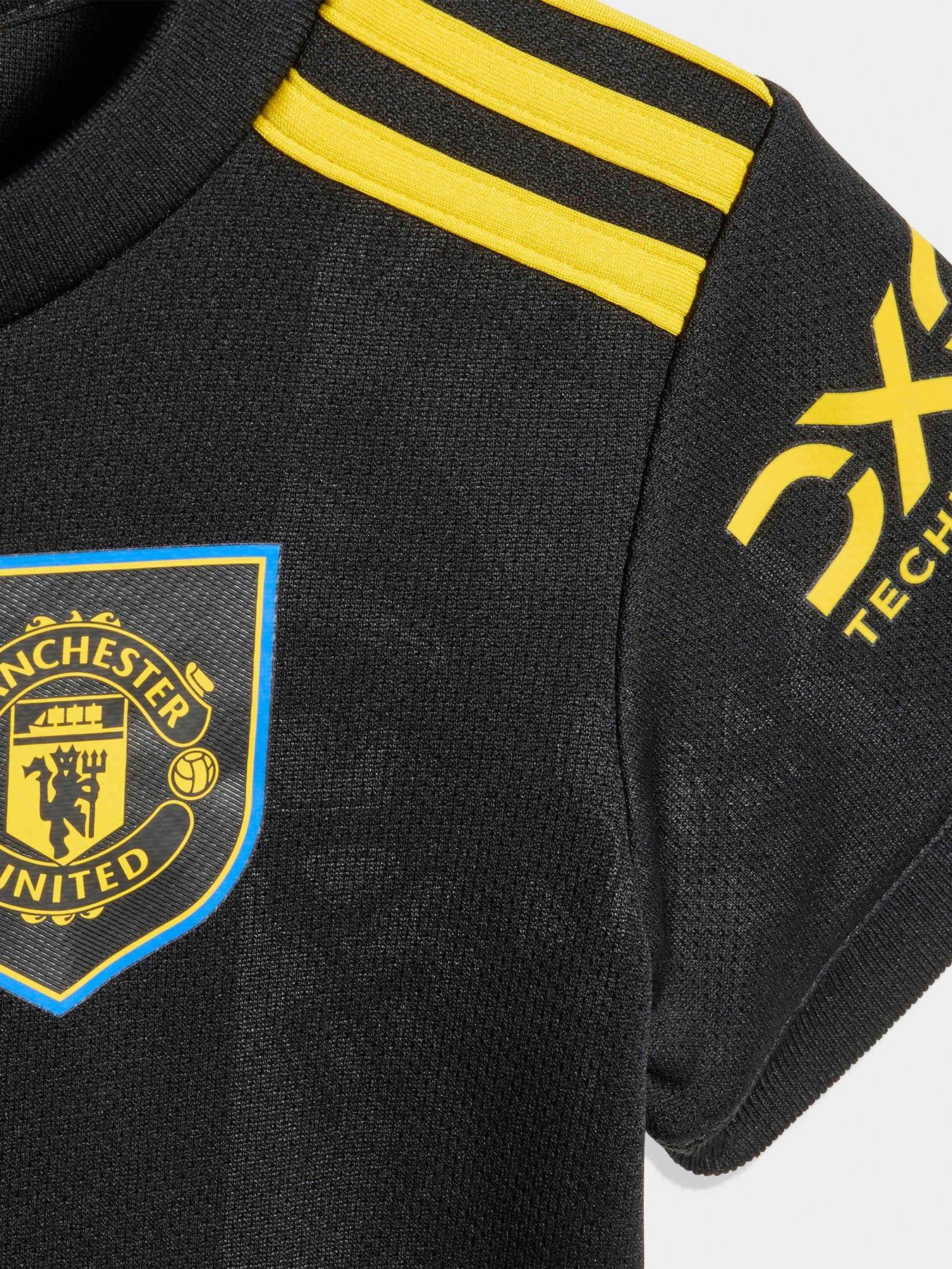 Image 3 of 3 of adidas Infant Manchester United 25/26 Third Baby Football Kit - Black