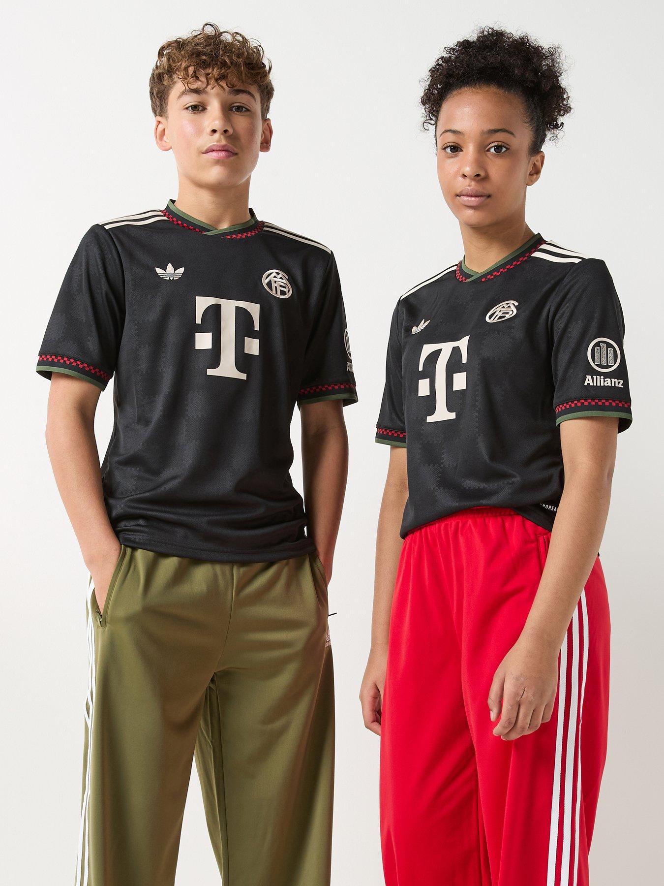 Image 1 of 6 of adidas Kids Fc Bayern 25/26 Third Football Shirt - Black
