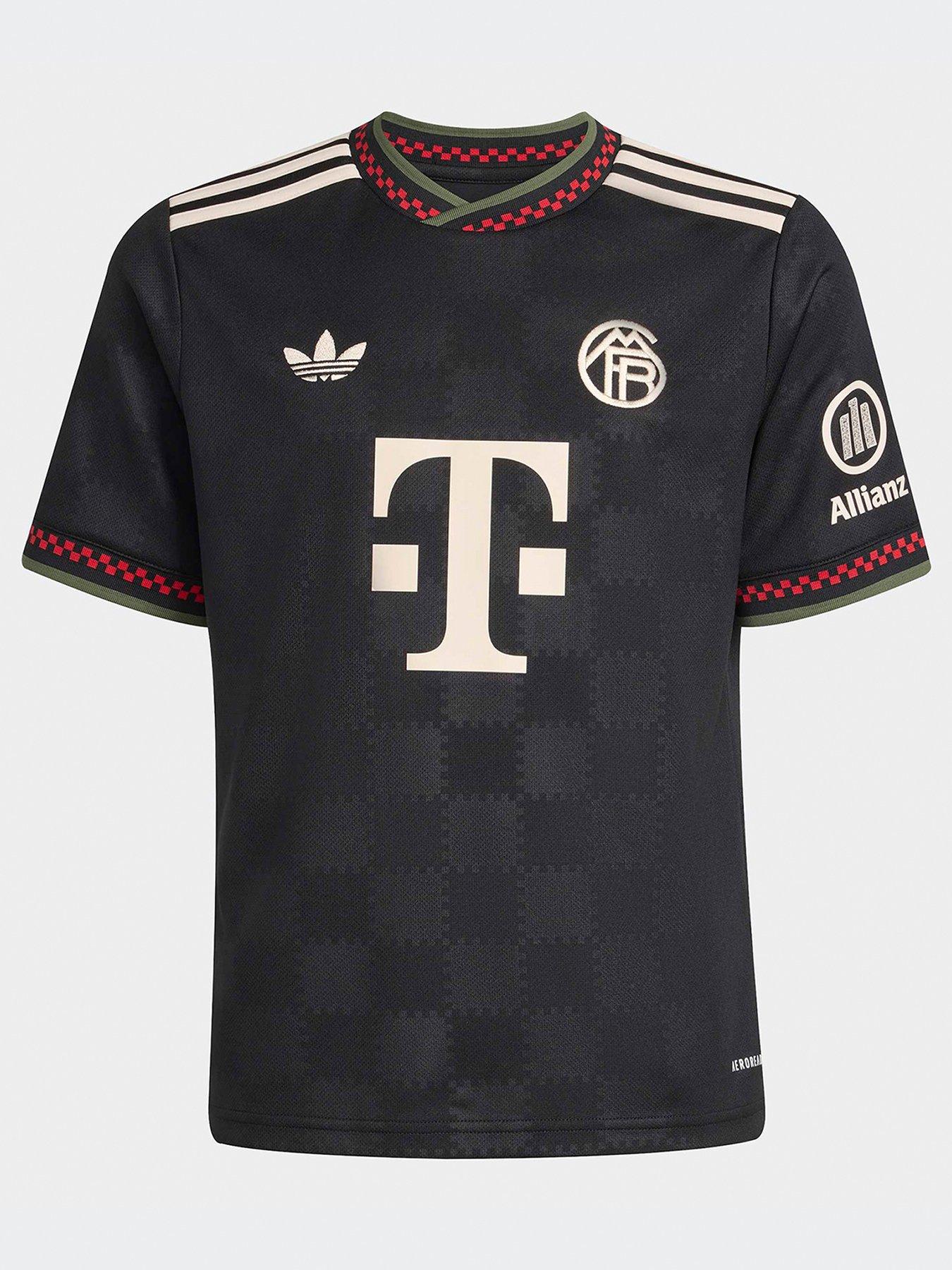 adidas Kids Fc Bayern 25/26 Third Football Shirt - Black