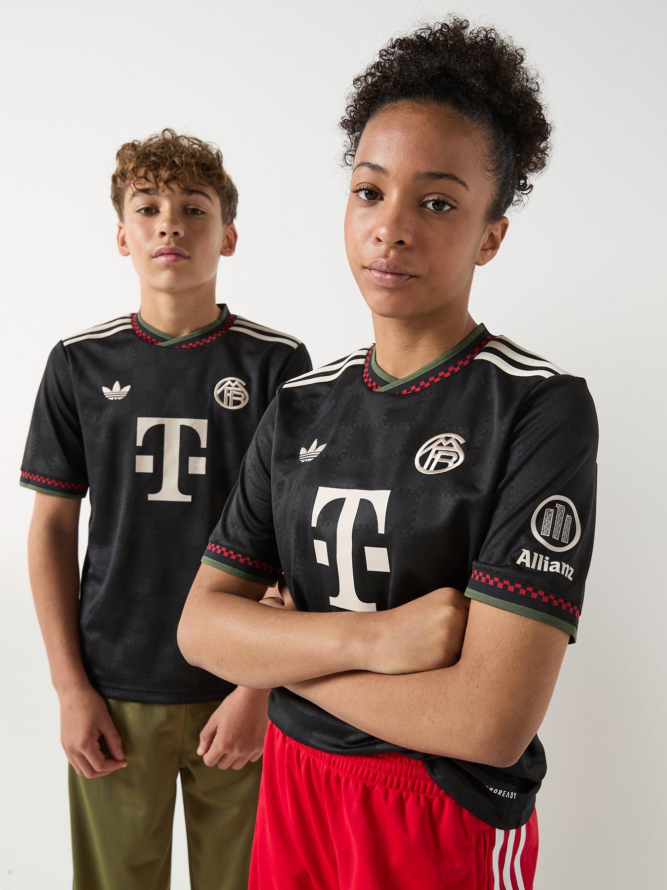 Image 5 of 6 of adidas Kids Fc Bayern 25/26 Third Football Shirt - Black