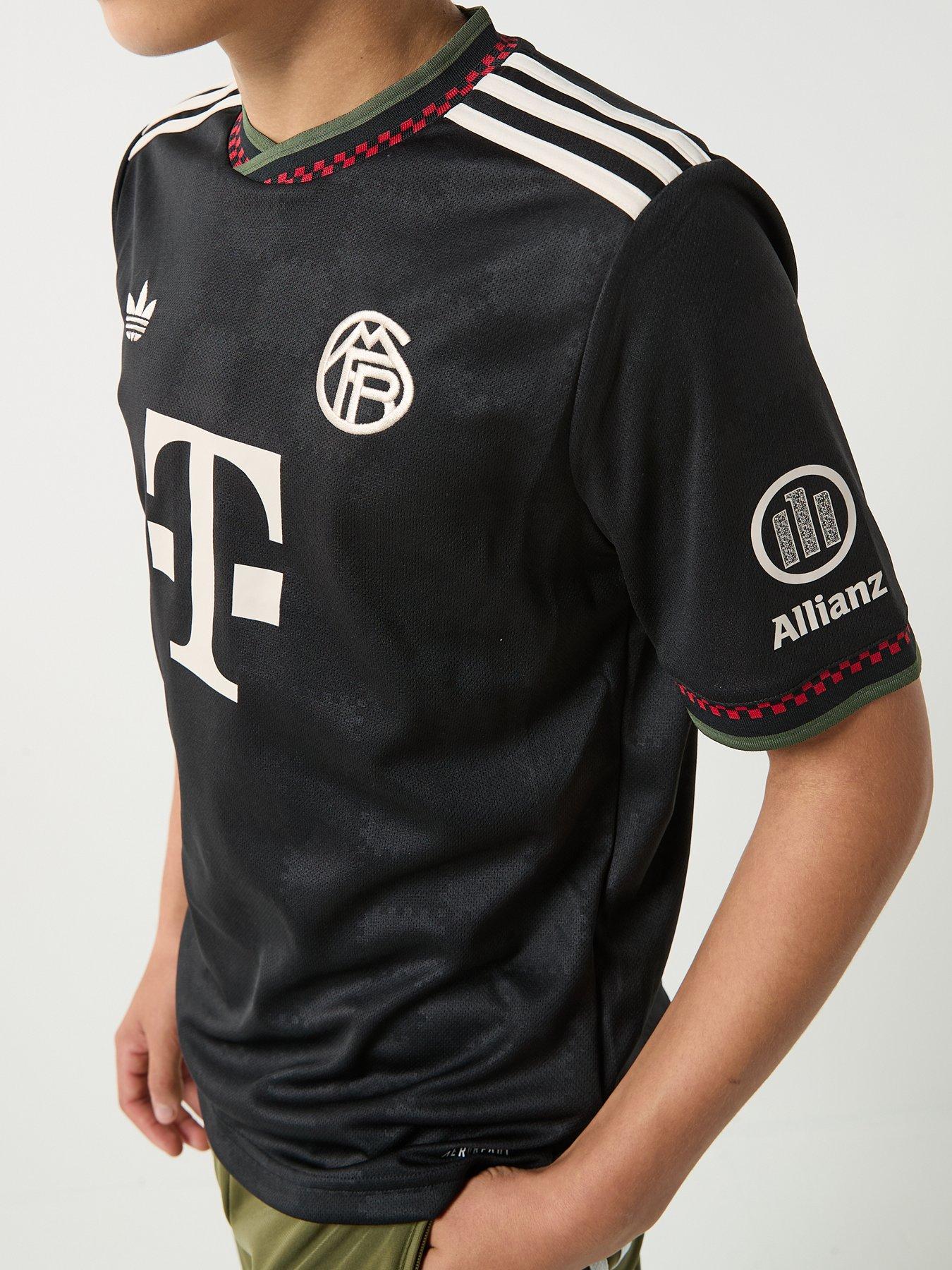 Image 6 of 6 of adidas Kids Fc Bayern 25/26 Third Football Shirt - Black