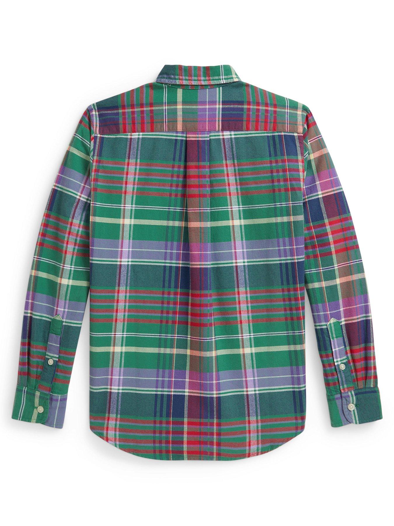 Image 2 of 2 of Polo Ralph Lauren Boys Long Sleeve Checked Shirt - Multi