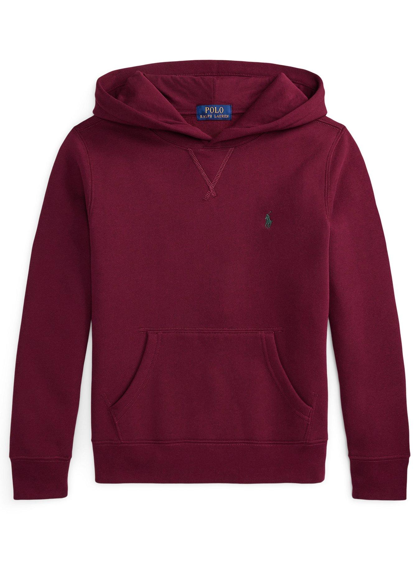 undefined Boys Classic Logo Hoodie - Wine