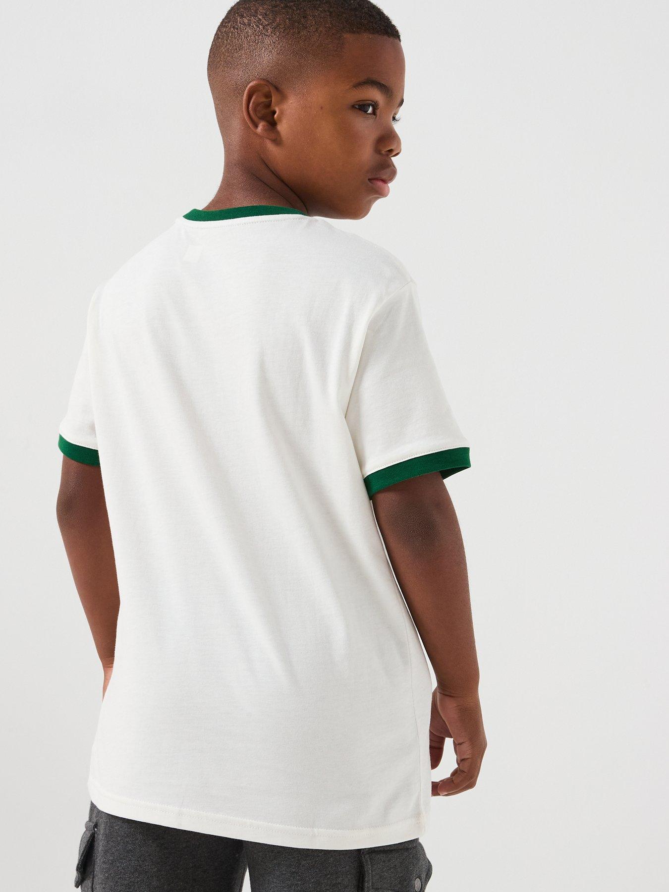Image 2 of 6 of Polo Ralph Lauren Boys Short Sleeve Bear T- Shirt - Off White