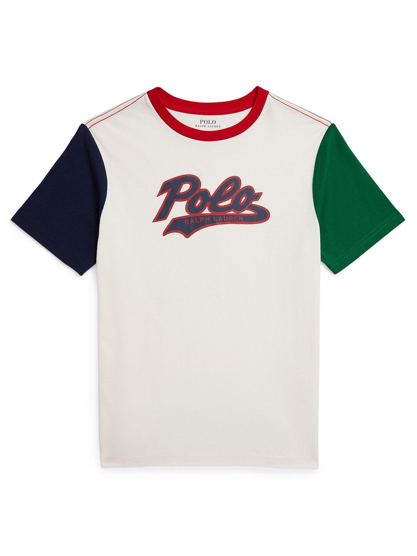undefined Boys Short Sleeve Script Logo T-Shirt - Multi