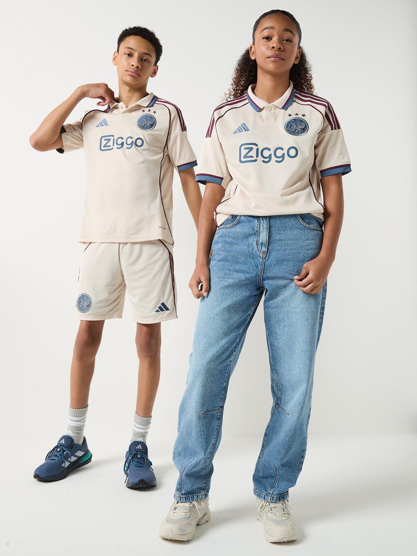 adidas Boys Ajax Amsterdam 25/26 Third Football Shirt - Beige