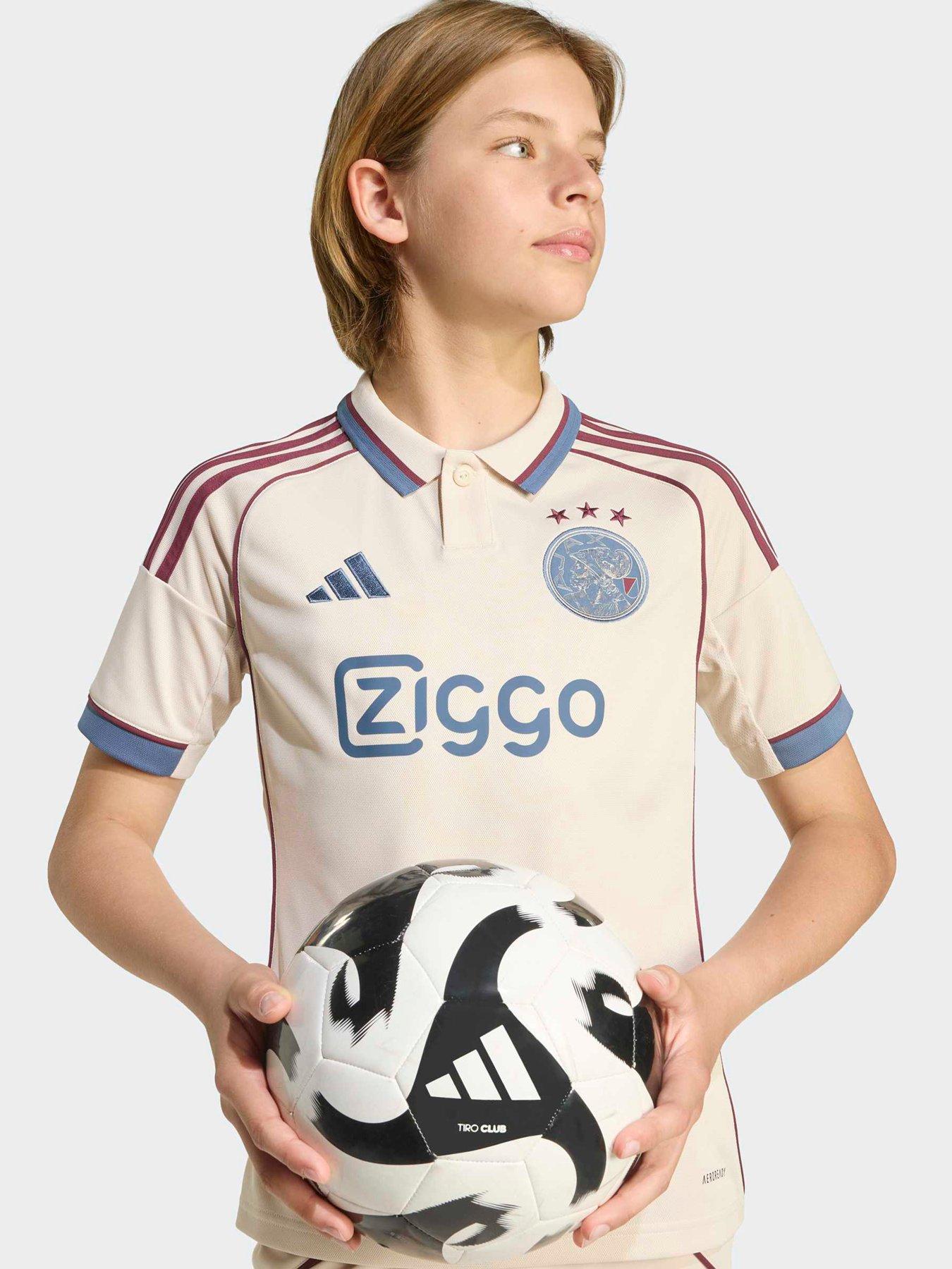 Image 4 of 5 of adidas Boys Ajax Amsterdam 25/26 Third Football Shirt - Beige
