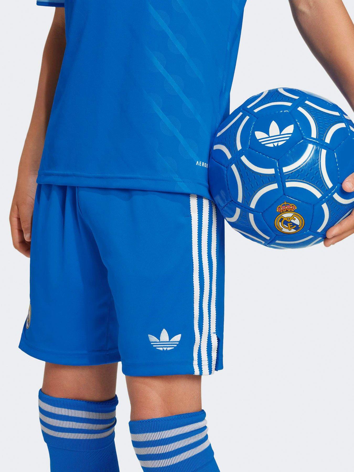 Image 5 of 5 of adidas Kids Real Madrid 25/26 Third Kit Football Shorts - Blue