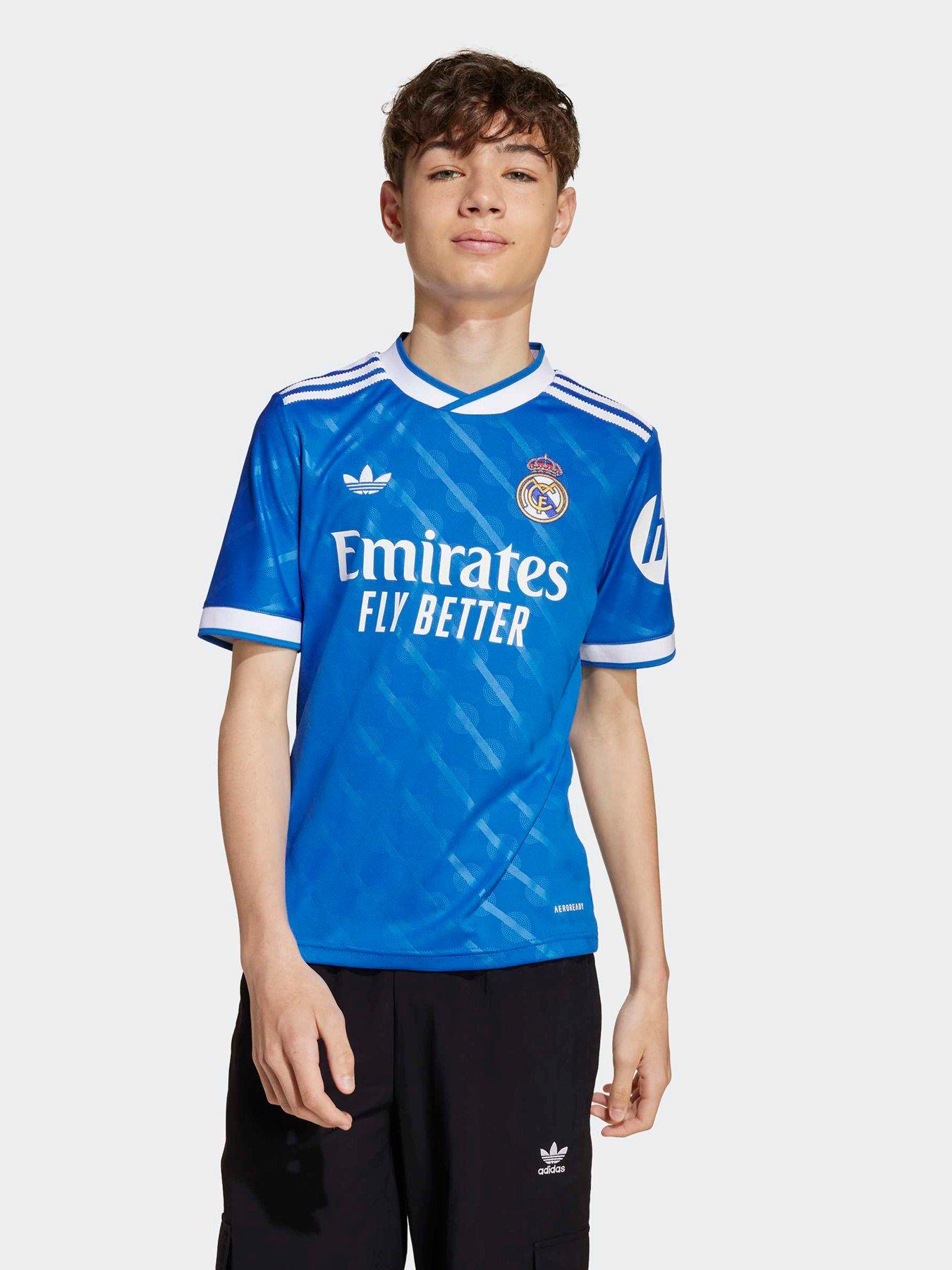 undefined Kids Real Madrid 25/26 Third Football Shirt - Blue