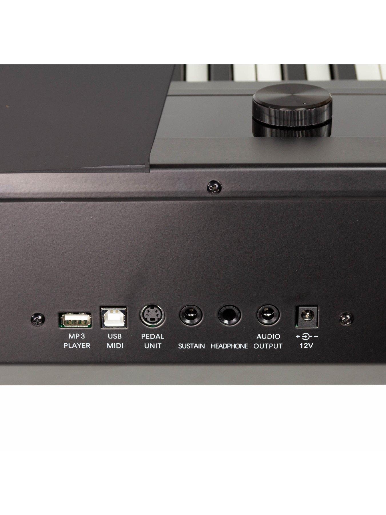 Image 3 of 7 of RockJam 88 Key Weighted Digital Piano, Full-Size Electric Piano with Hammer Action, Bluetooth, MIDI, and Learning Apps