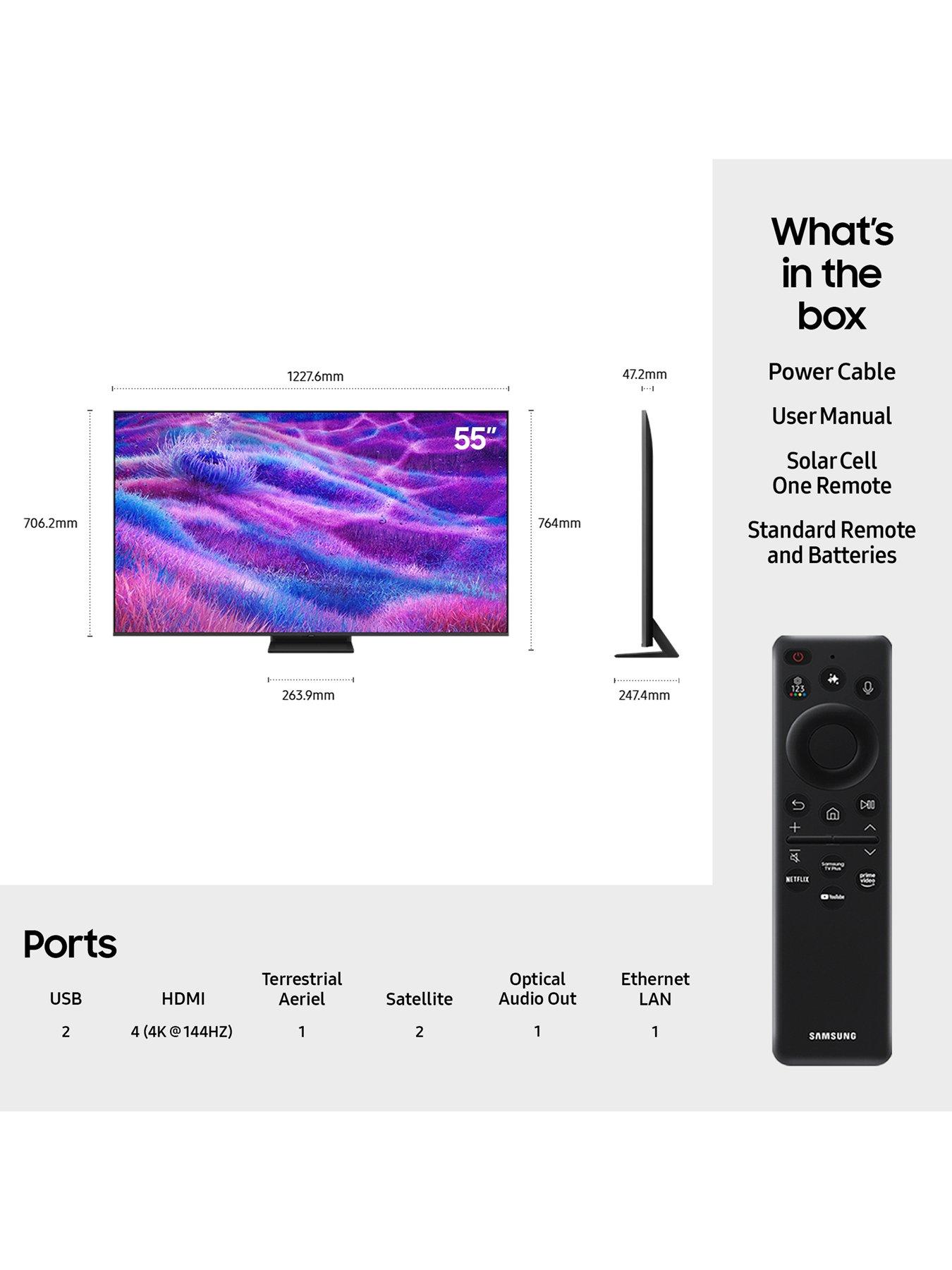 Image 6 of 8 of Samsung QN80F 55-inch&nbsp;Neo QLED 4K Mini LED Vision AI Smart TV - QE55QN80F