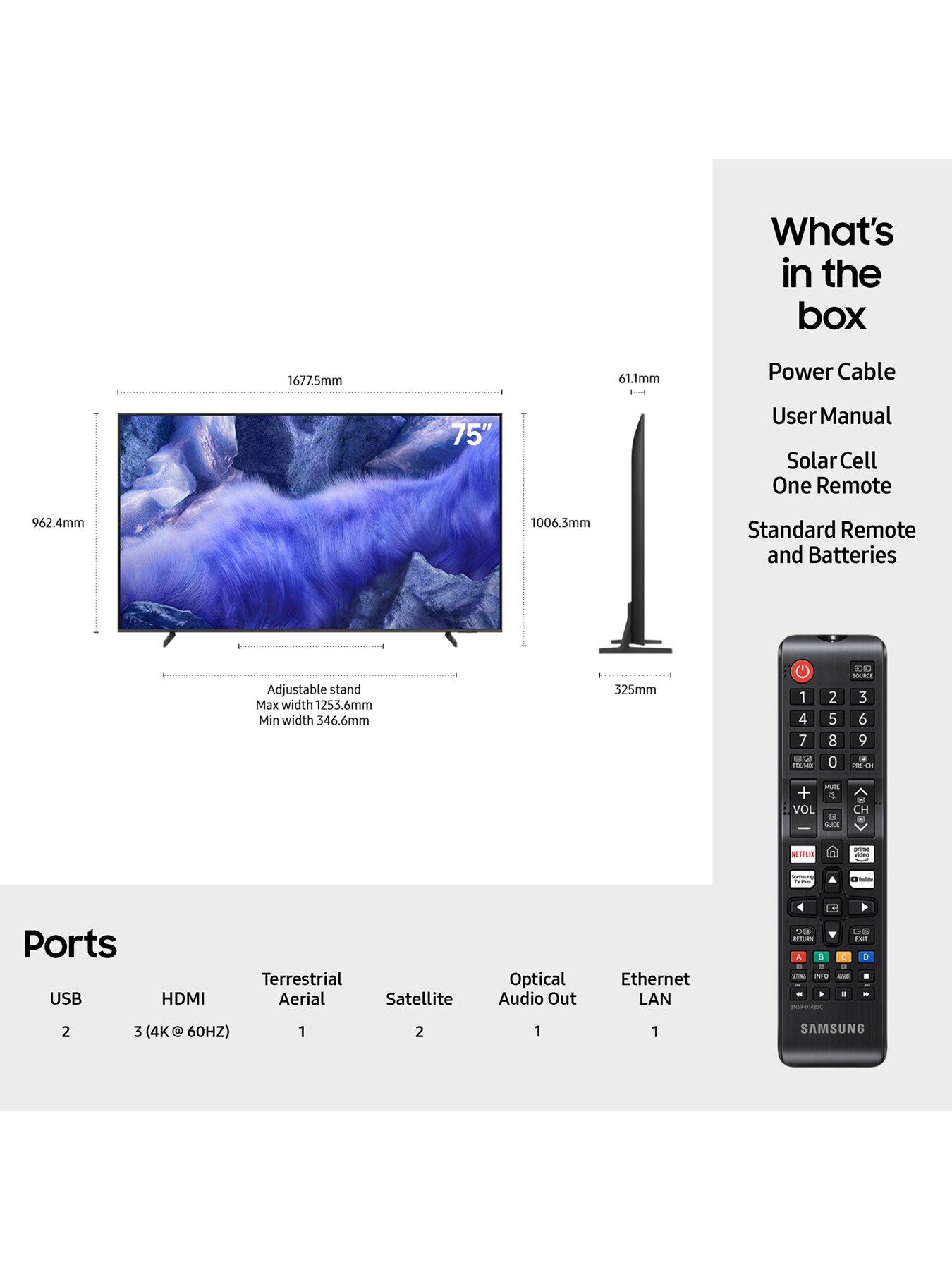 Image 7 of 8 of Samsung Q7F 75-inch QLED 4K Vision AI Smart TV - QE75QEF1