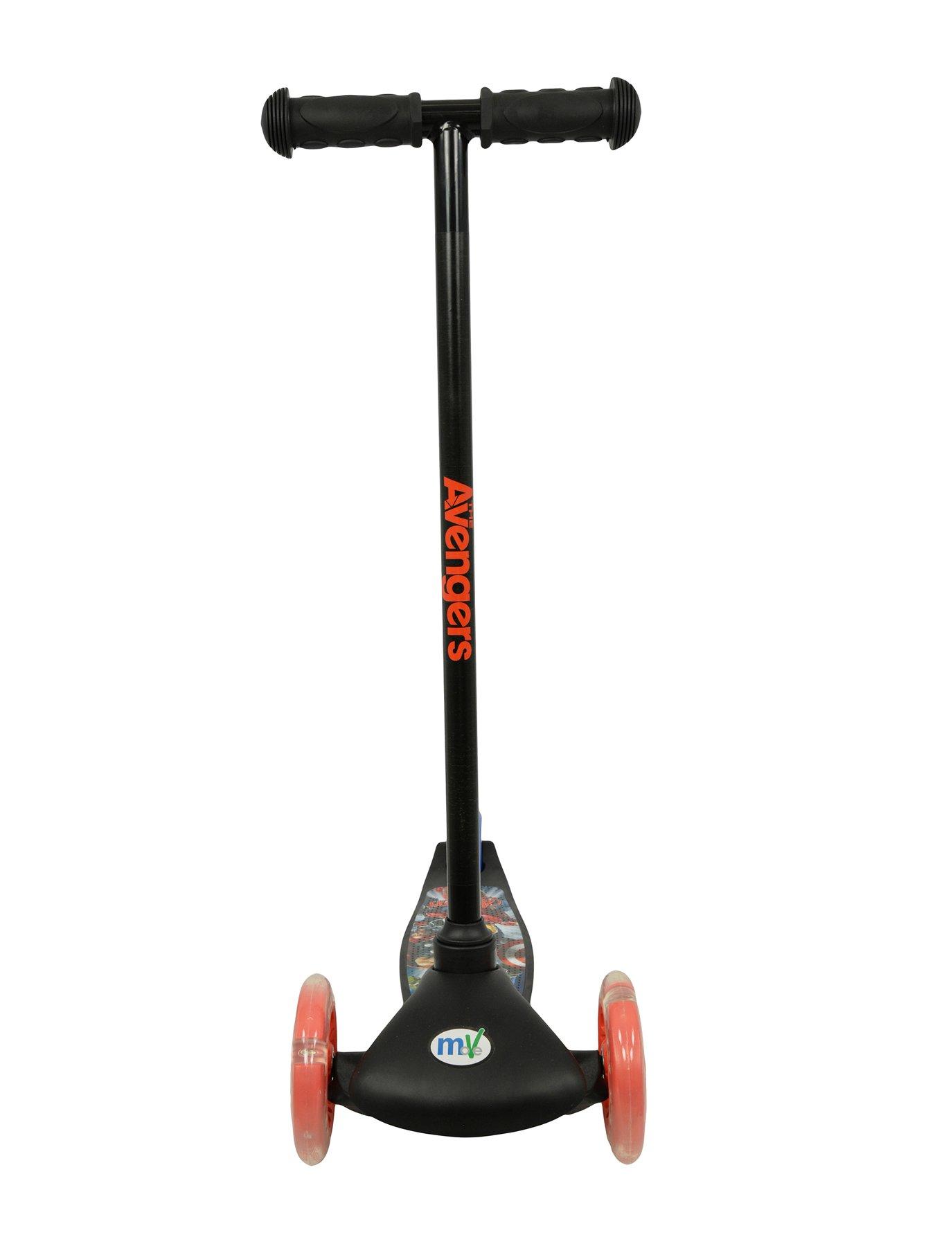  image of the-avengers-tilt-n-turn-scooter-with-light-up-wheels