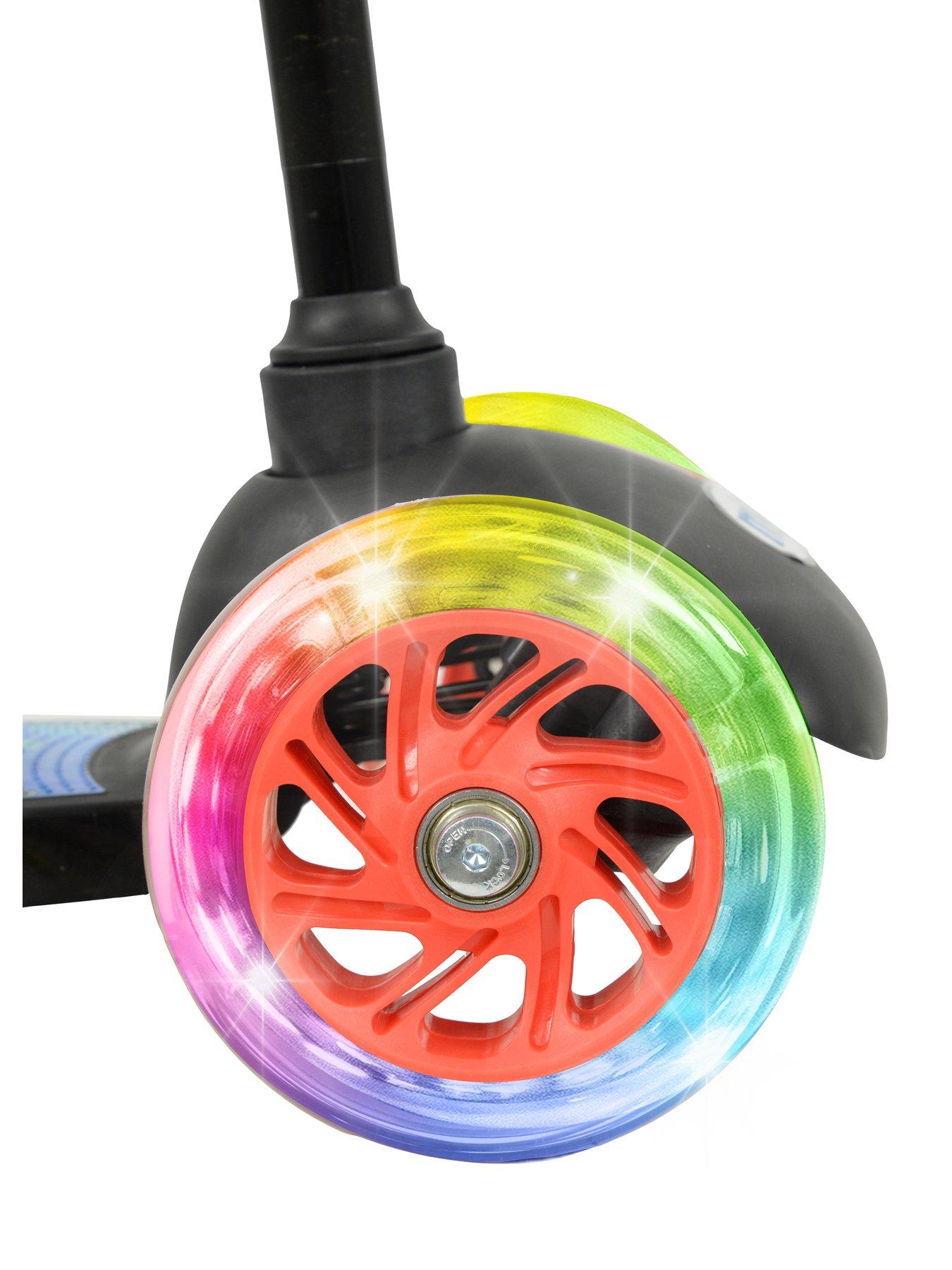  image of the-avengers-tilt-n-turn-scooter-with-light-up-wheels