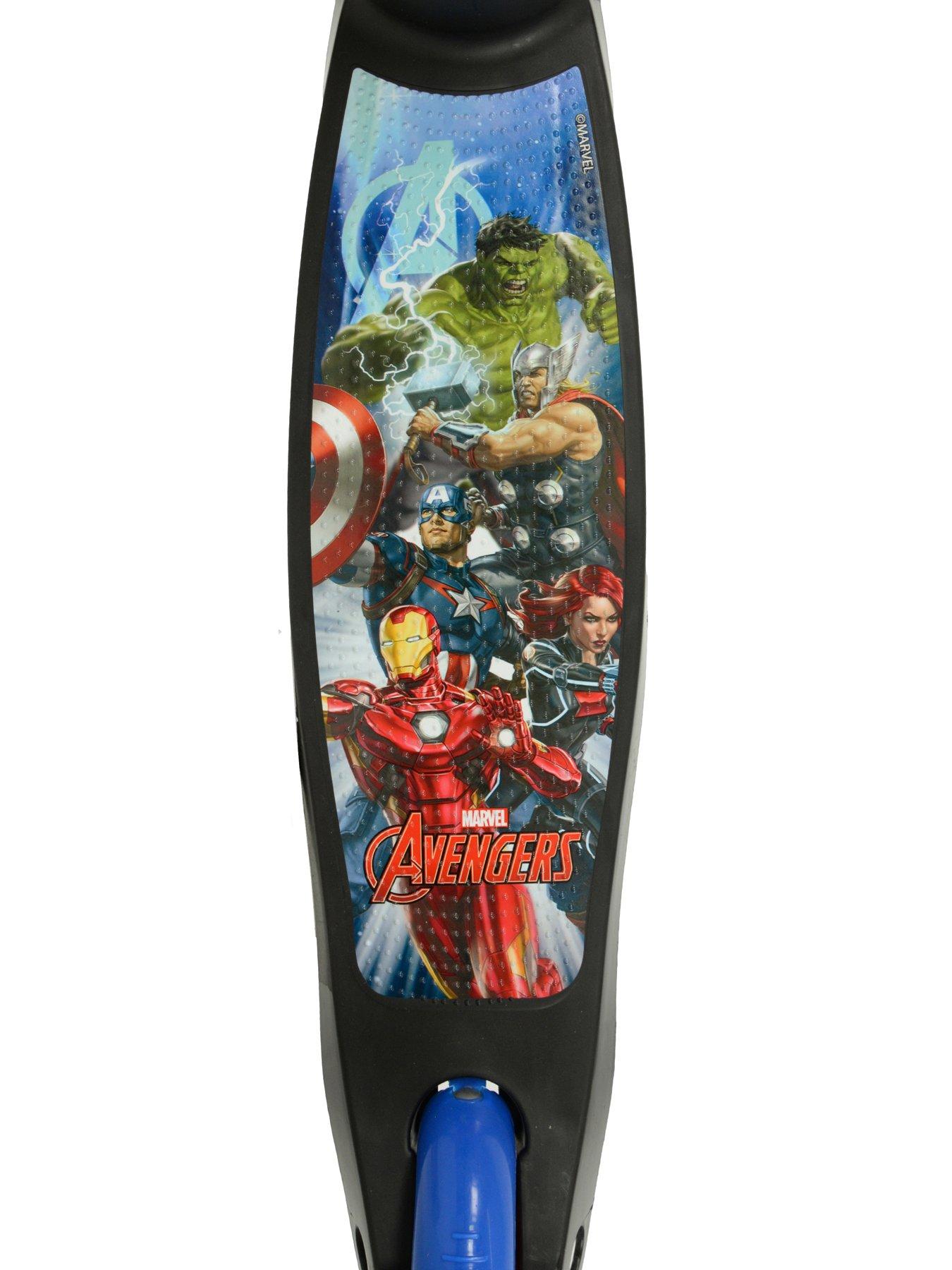  image of the-avengers-tilt-n-turn-scooter-with-light-up-wheels