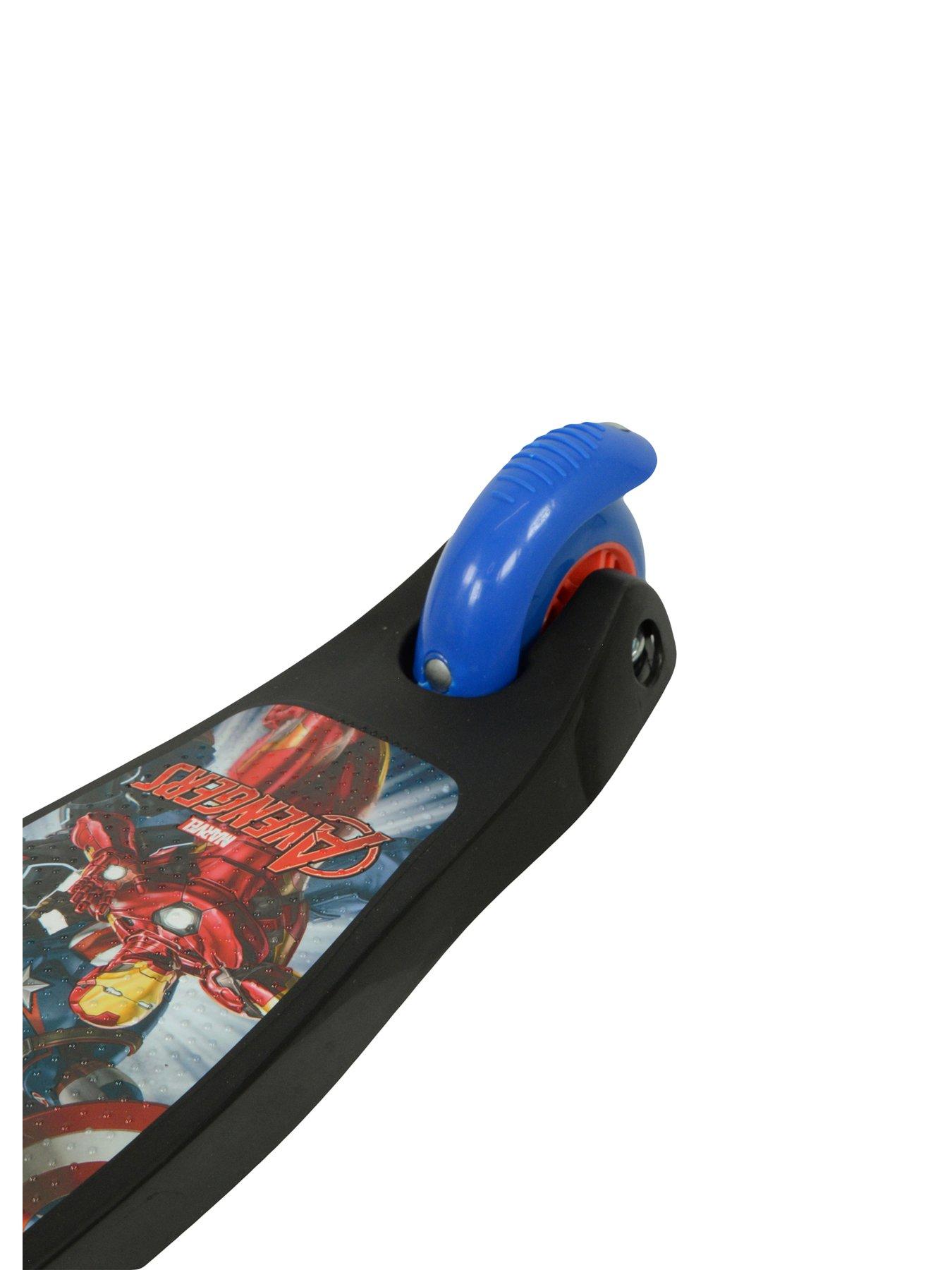  image of the-avengers-tilt-n-turn-scooter-with-light-up-wheels