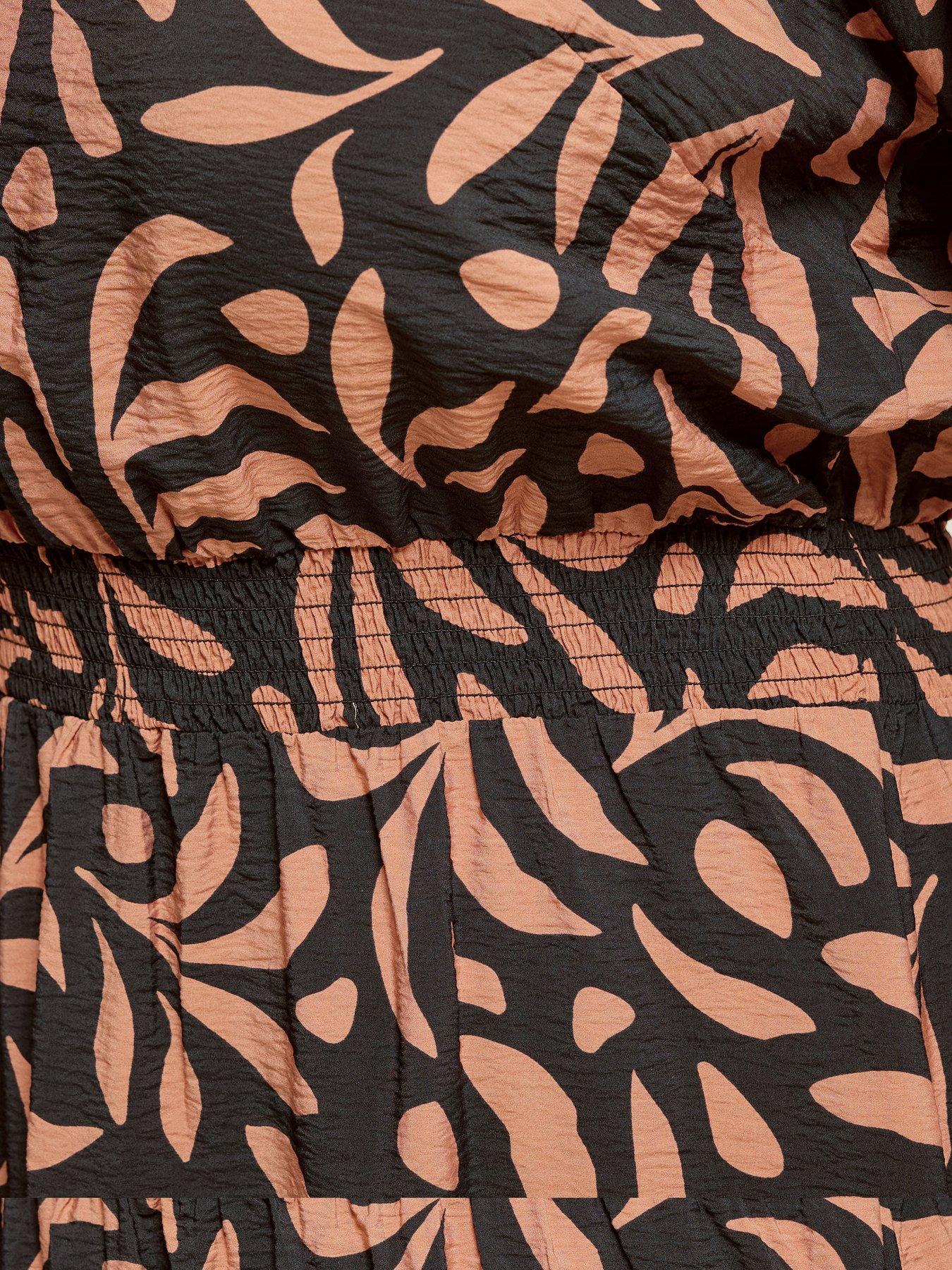Image 4 of 5 of Yours Curve Notch Neck Midaxi Dress