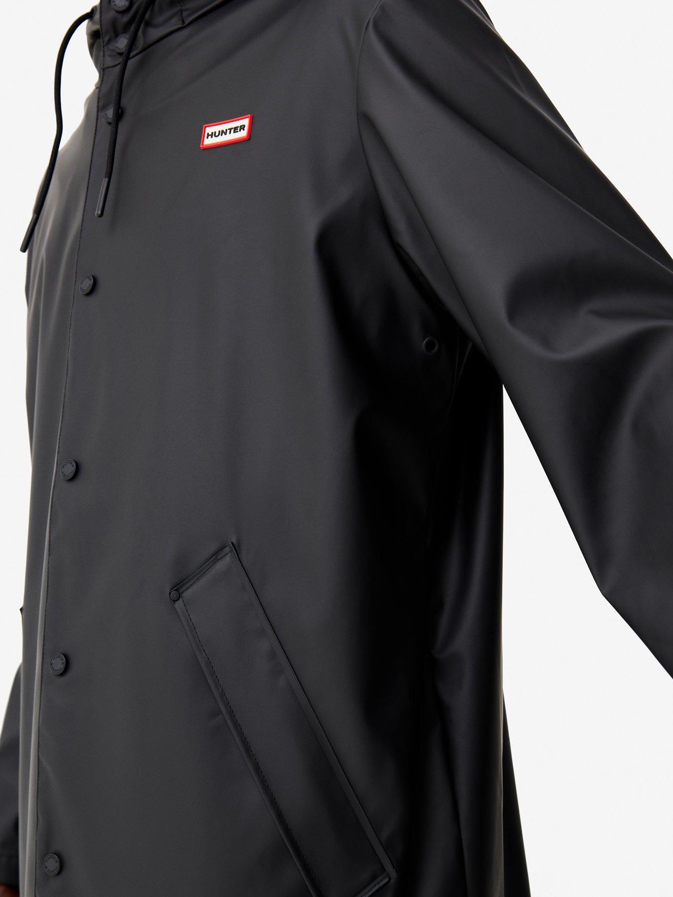 Image 4 of 4 of Hunter Unisex Jo Pu Raincoat - Black