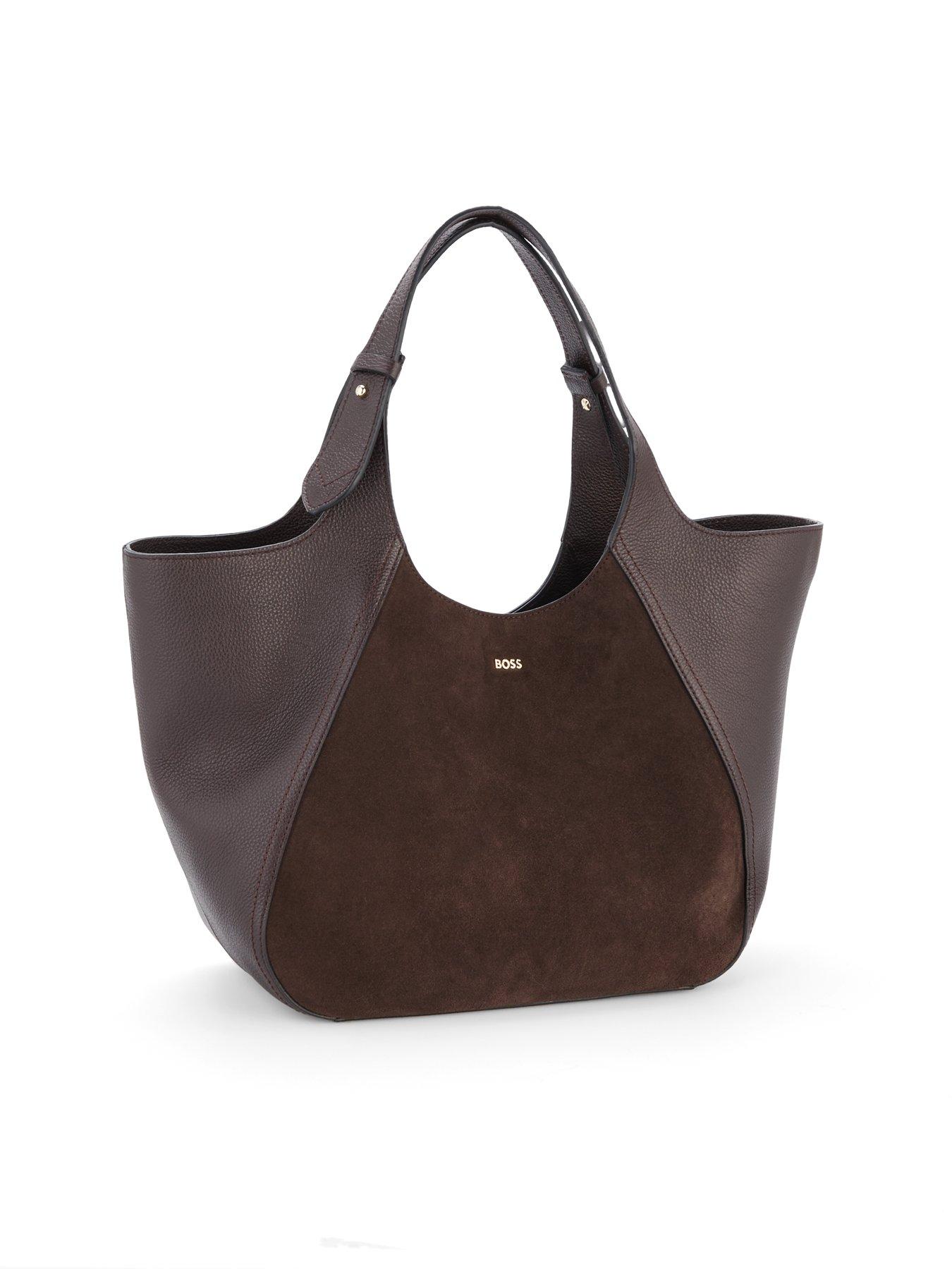 Image 2 of 4 of BOSS Leah Big Tote Bag - Dark Purple